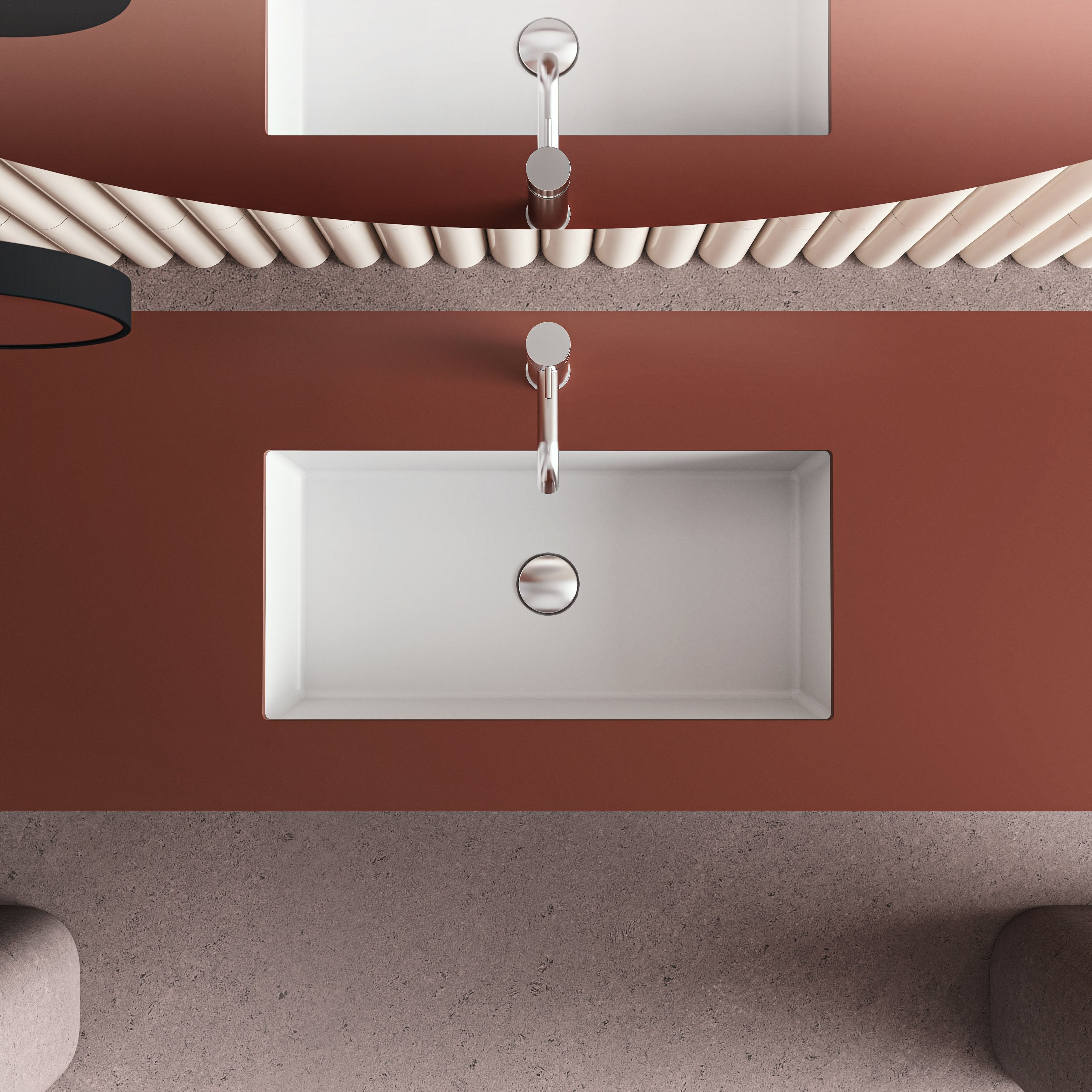 DRESSCODE by Moab - Mobile lavabo sospeso con lavabo integrato - 3