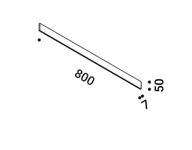 Dimensions SOTTILE SISTEMA