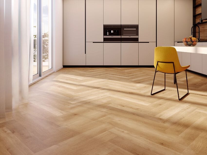 CLAP!3D by Déco - Pavimento sintetico effetto parquet a spina di pesce italiana 