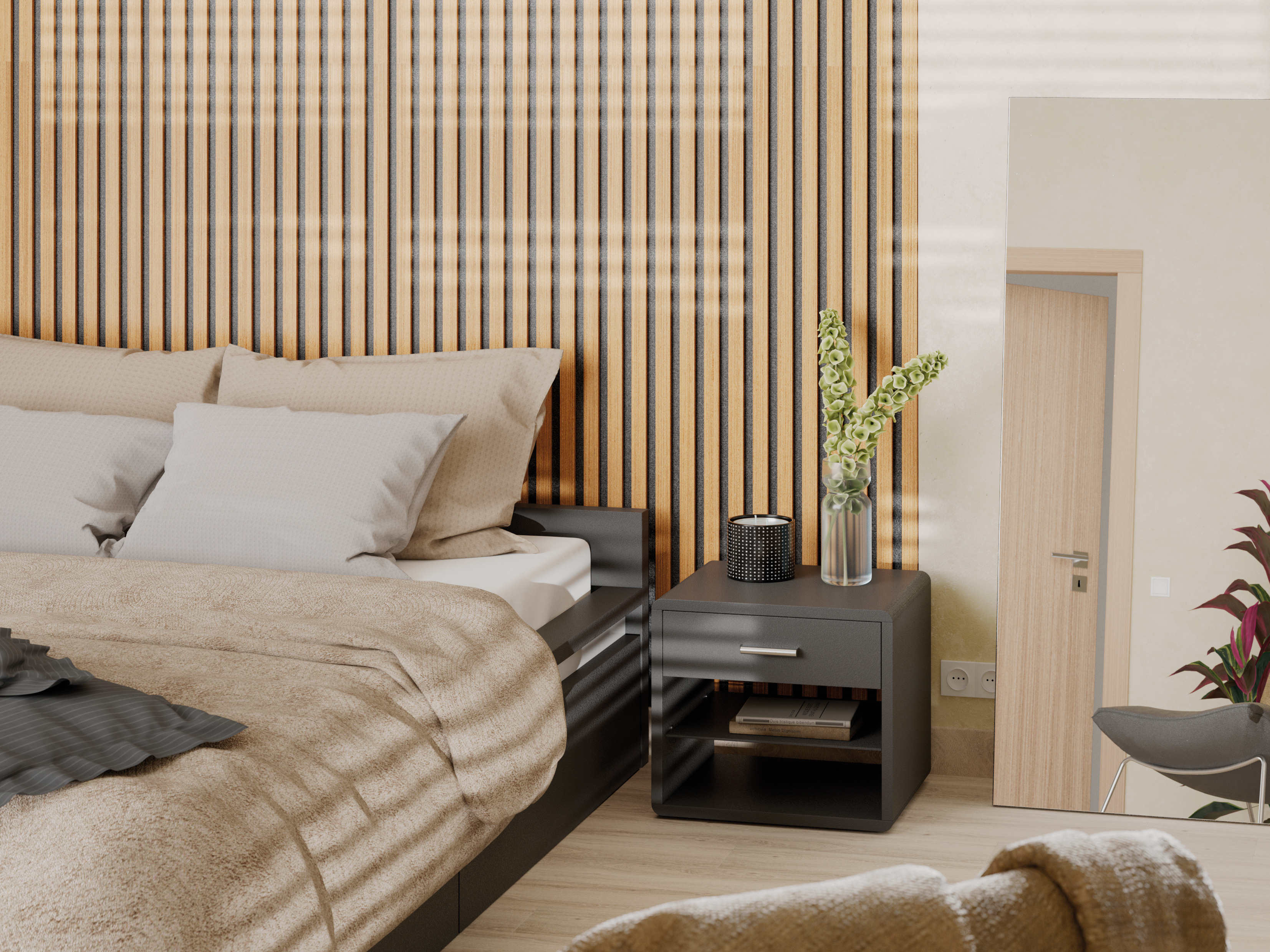 MOOVE.ZEN by Déco - Rivestimento fonoassorbente in legno