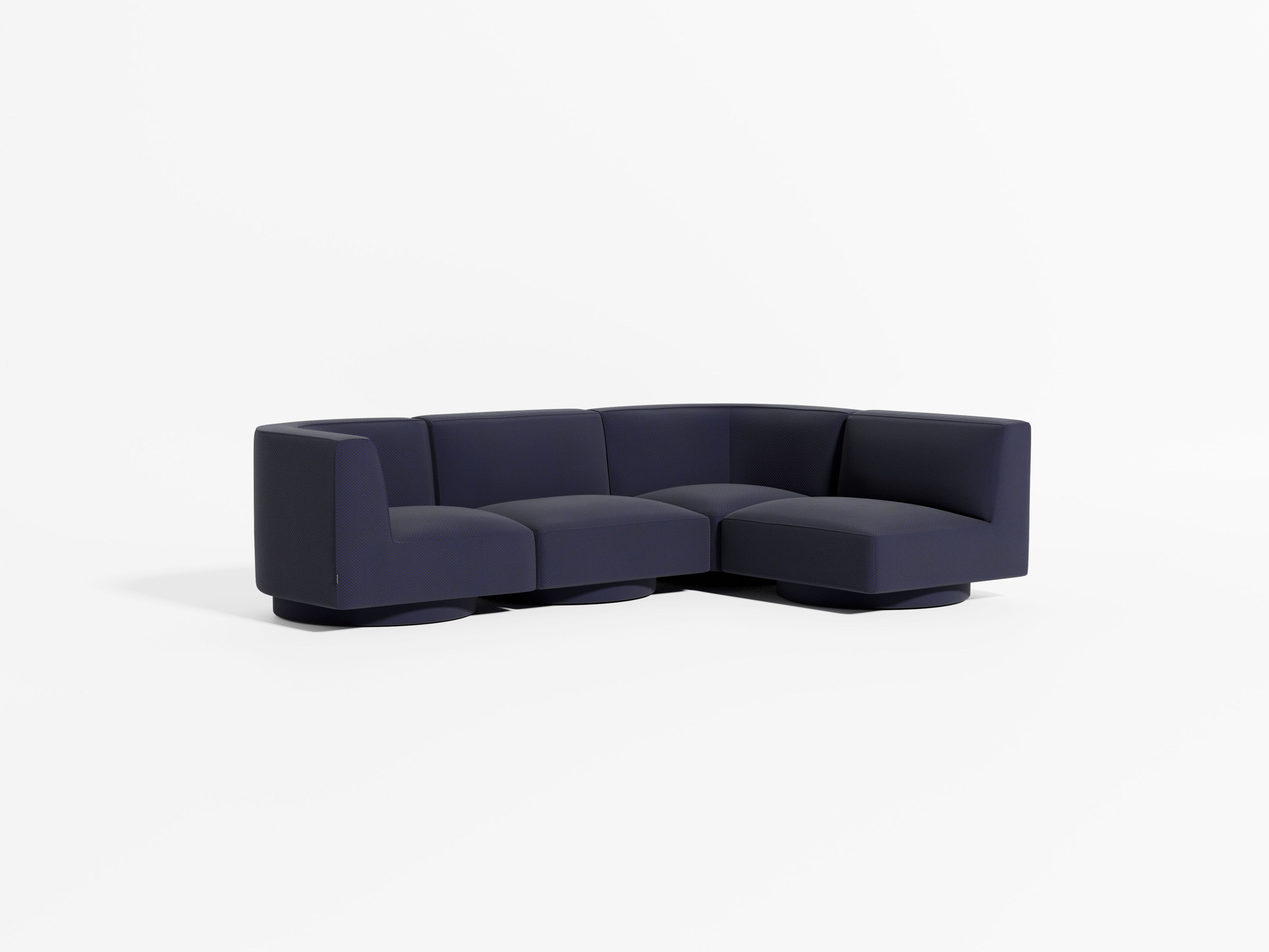 CONFETTI SOFT MODULAR LOUNGE - 4 SEATER CORNER Canapé By DESIGN BY THEM