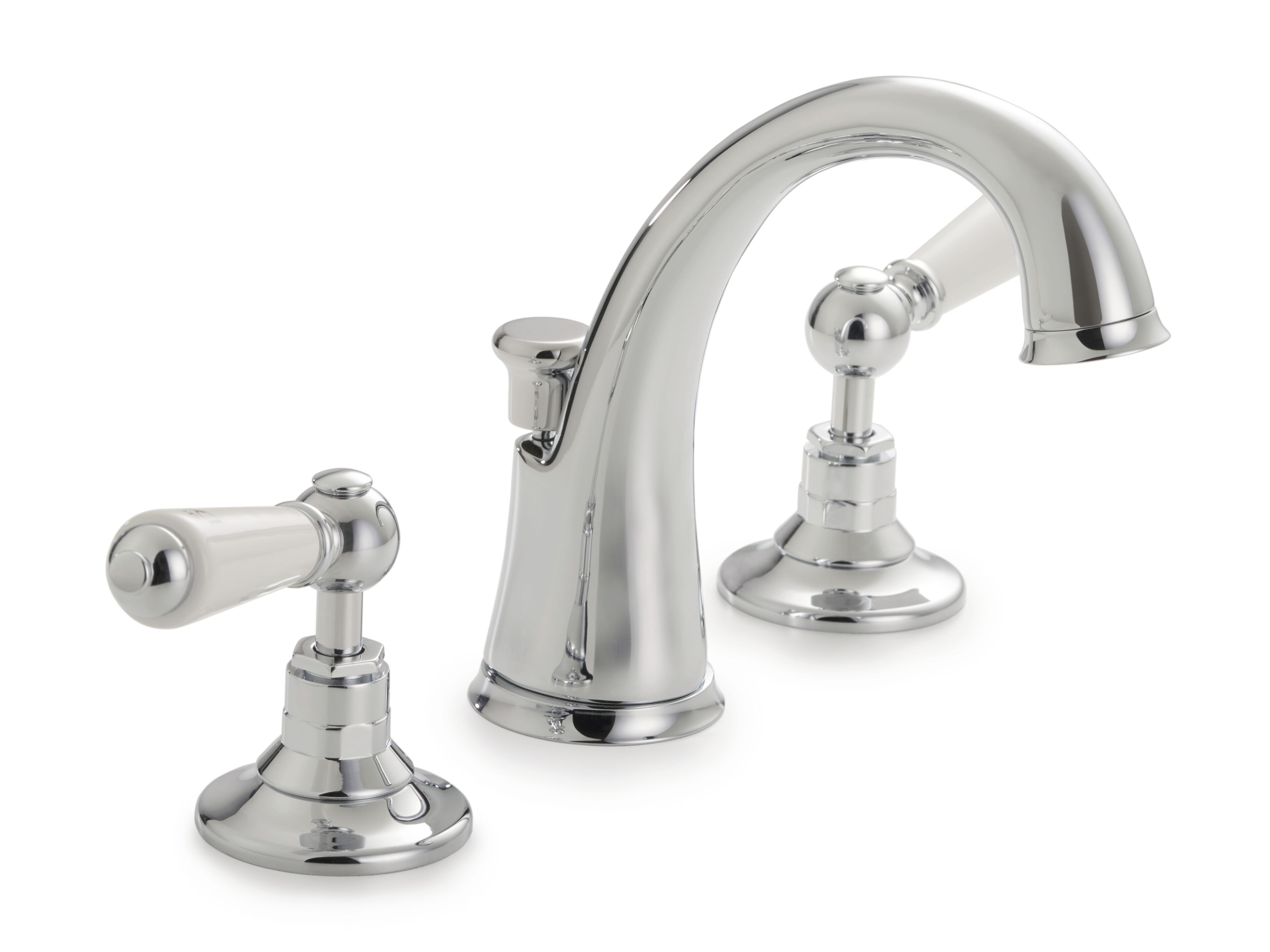 DANDY by Devon&Devon - Rubinetto per lavabo da piano a 3 fori con rosette separate