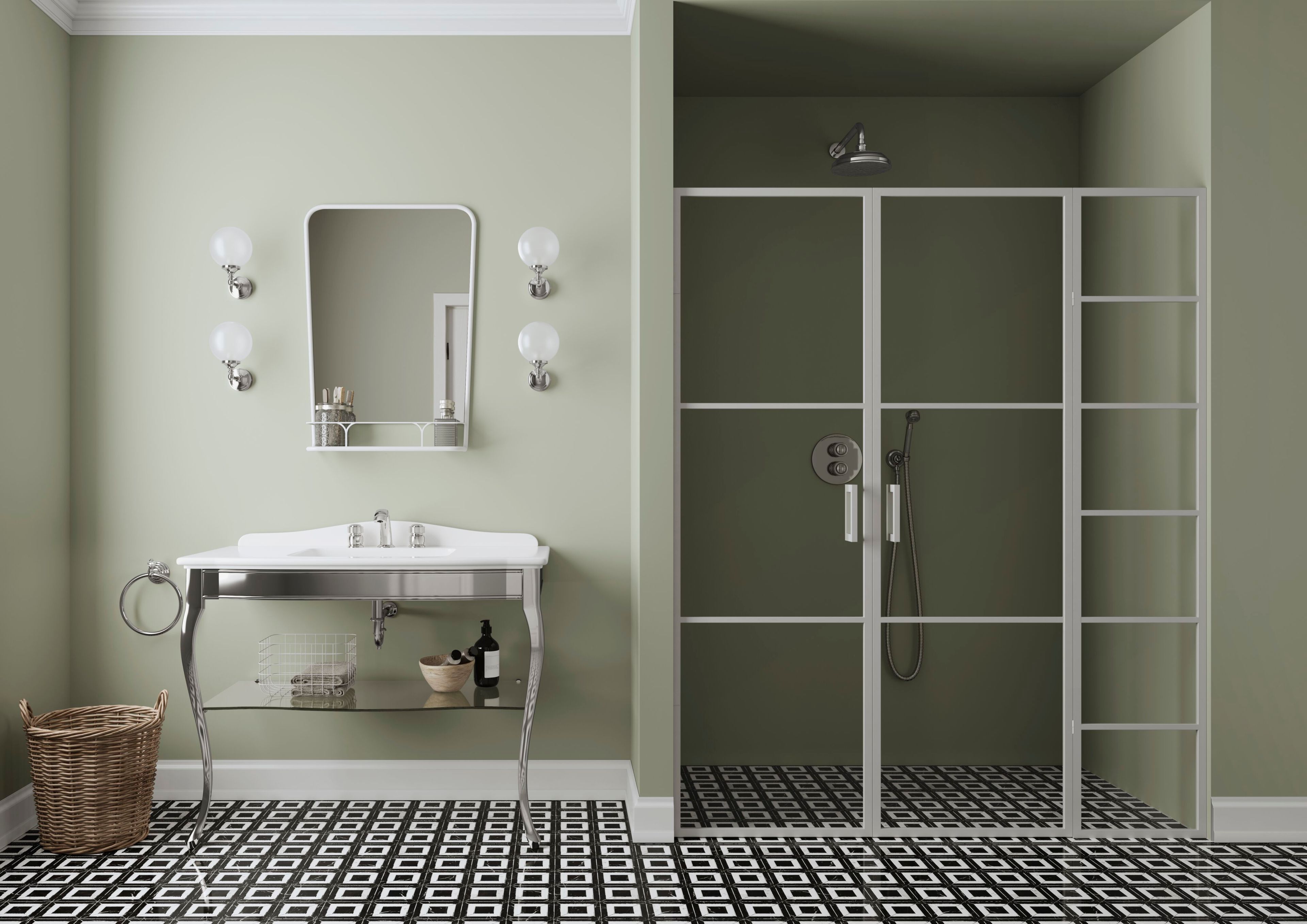 LOFT by Devon&Devon - Box doccia a nicchia in alluminio e vetro - 3