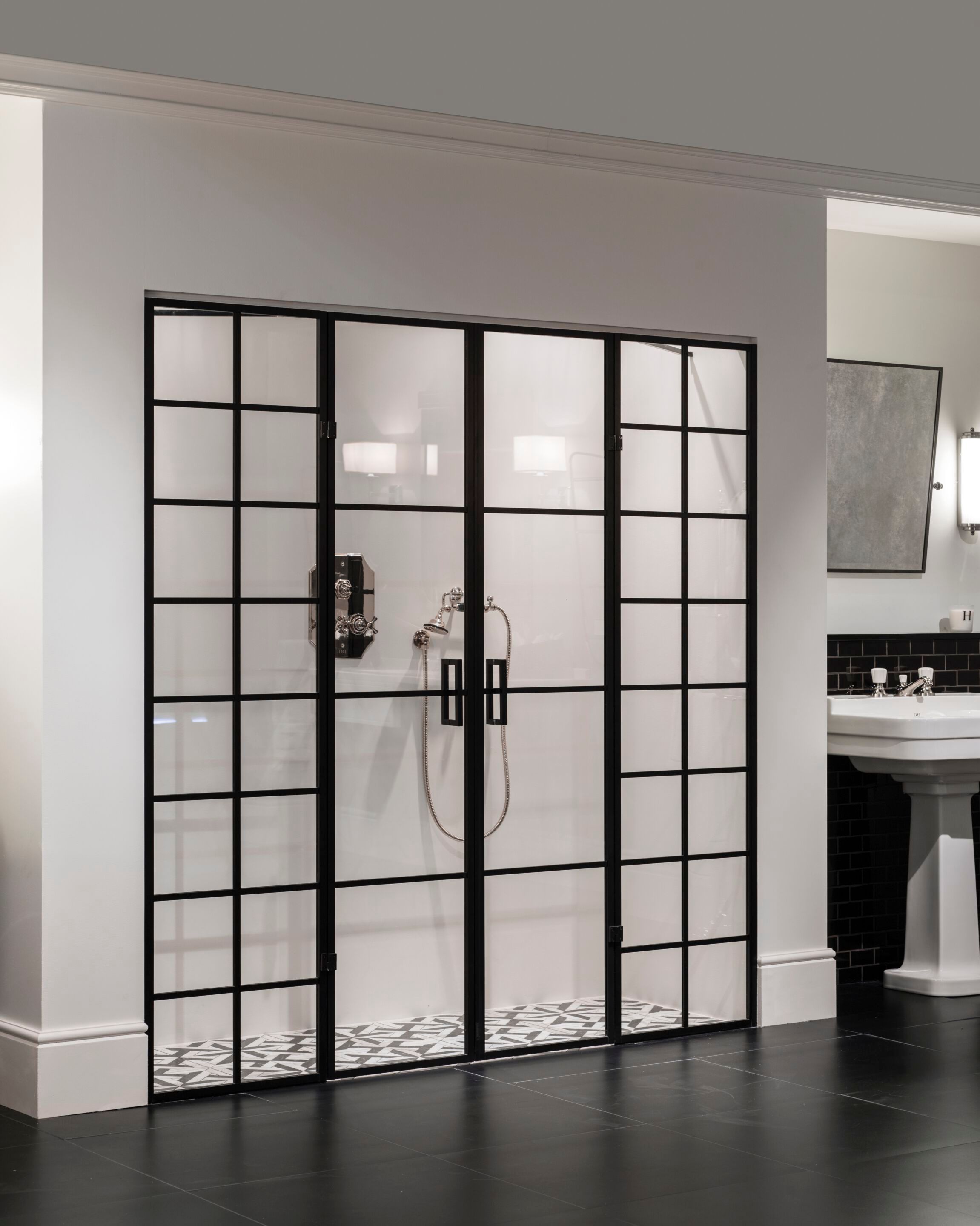 LOFT by Devon&Devon - Box doccia a nicchia in alluminio e vetro - 2