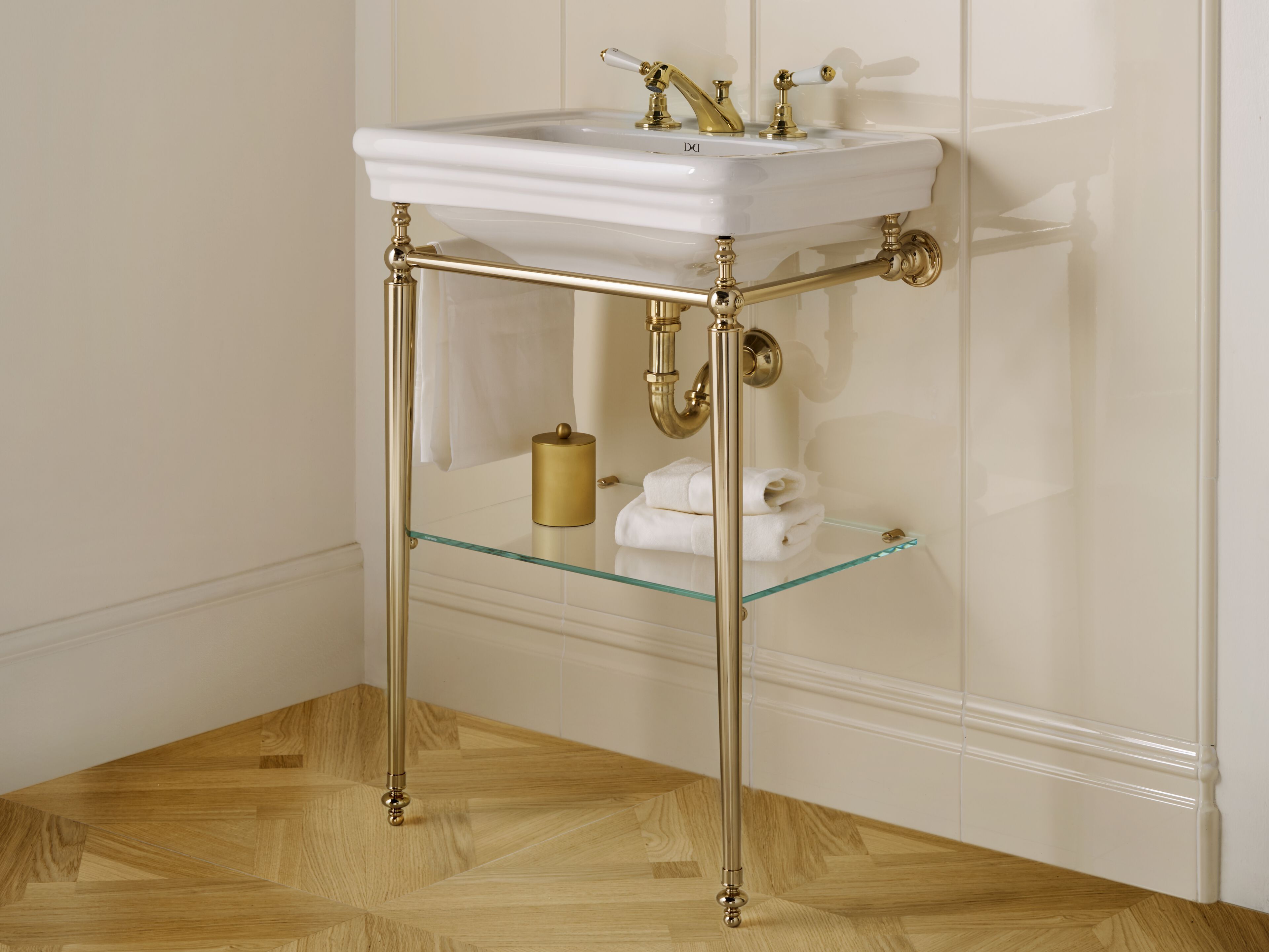 ETOILE MEDIUM by Devon&Devon - Consolle lavabo singolo in ottone