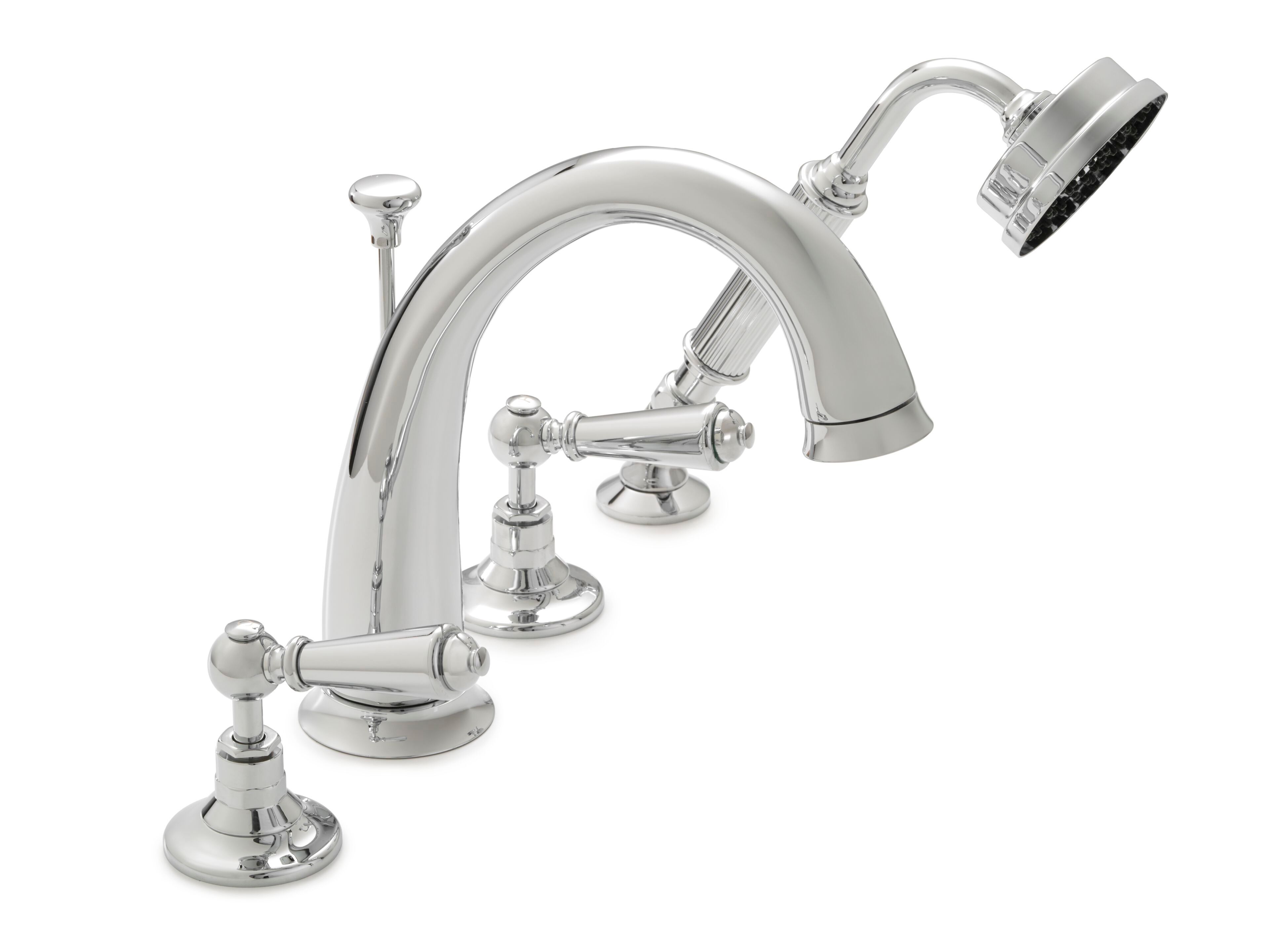 SIGNATURE by Devon&Devon - Rubinetto per vasca a 4 fori con doccetta