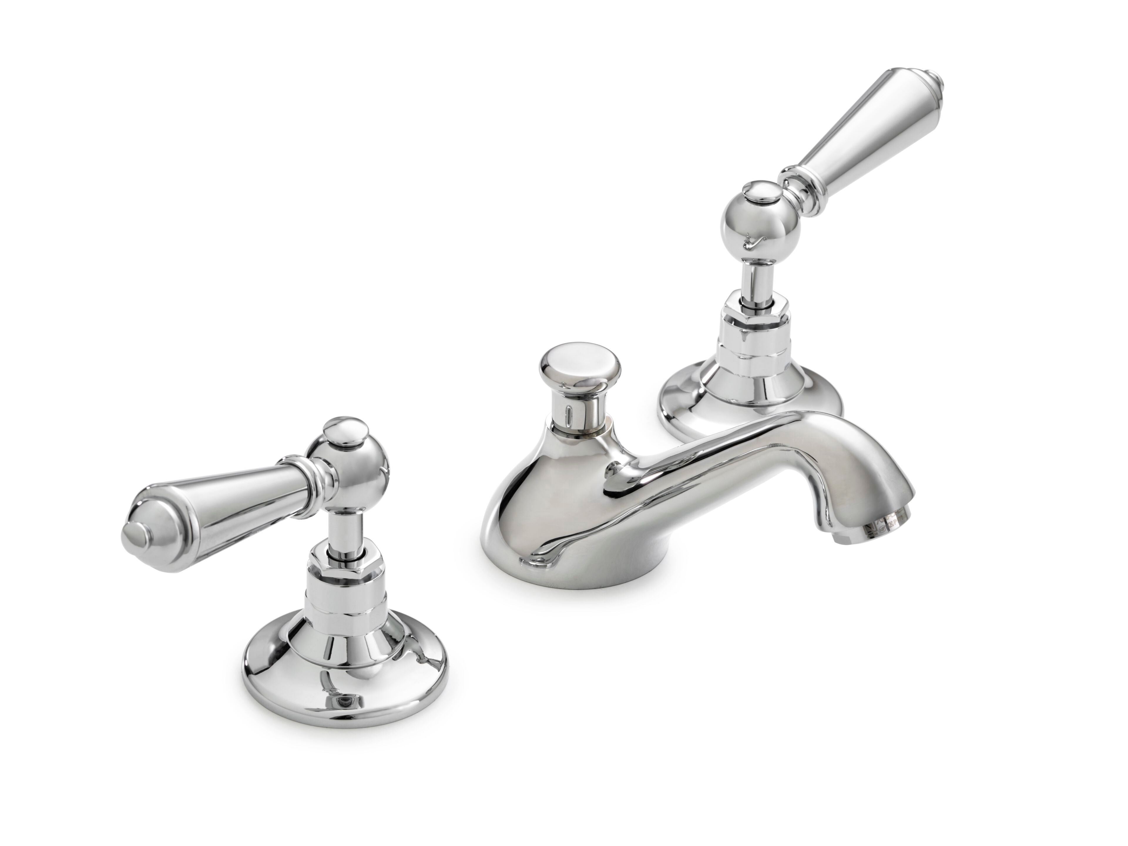 SIGNATURE by Devon&Devon - Rubinetto per bidet a 3 fori da piano con rosette separate