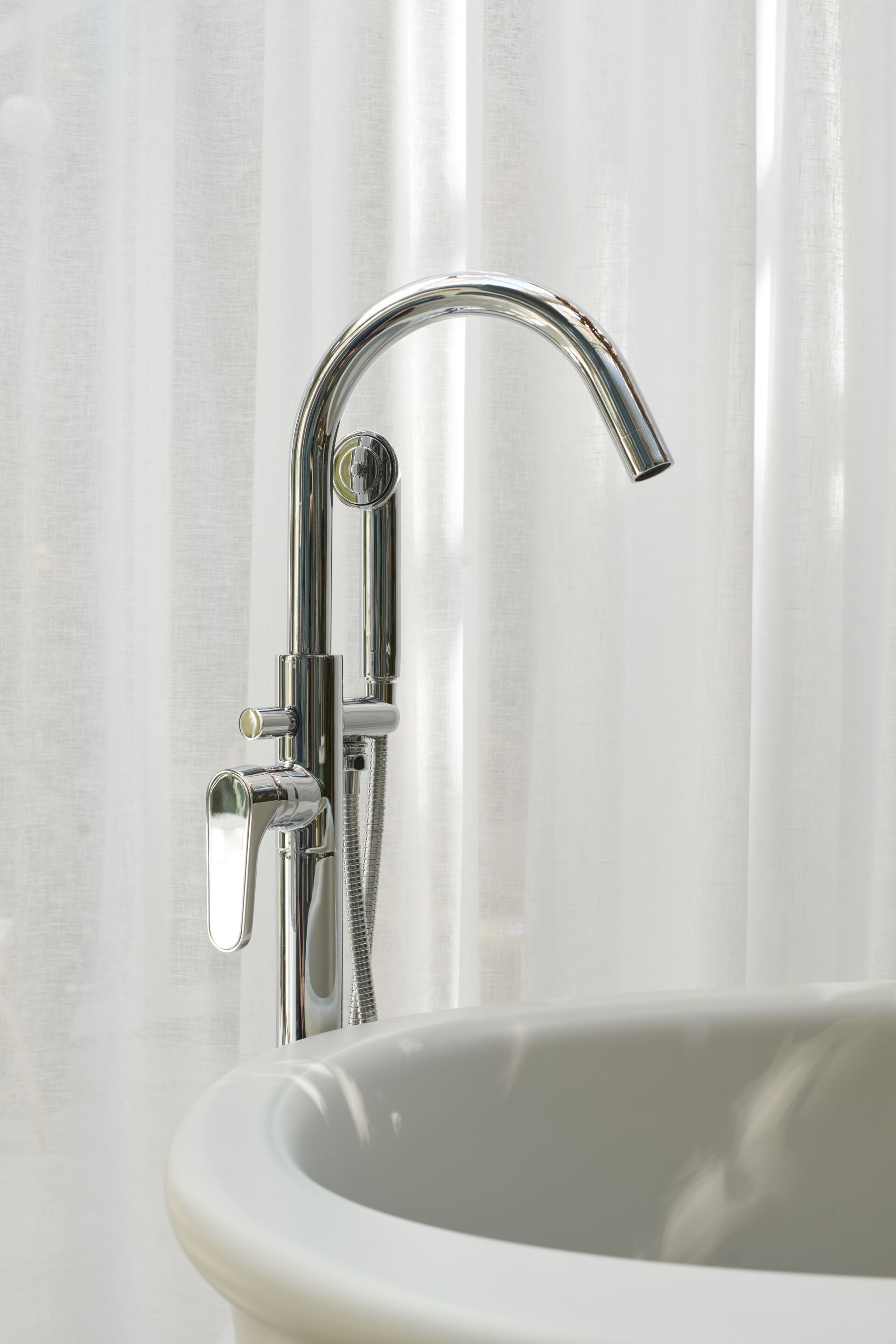 TWENTIES by Devon&Devon - Miscelatore per vasca in ottone con doccetta - 3