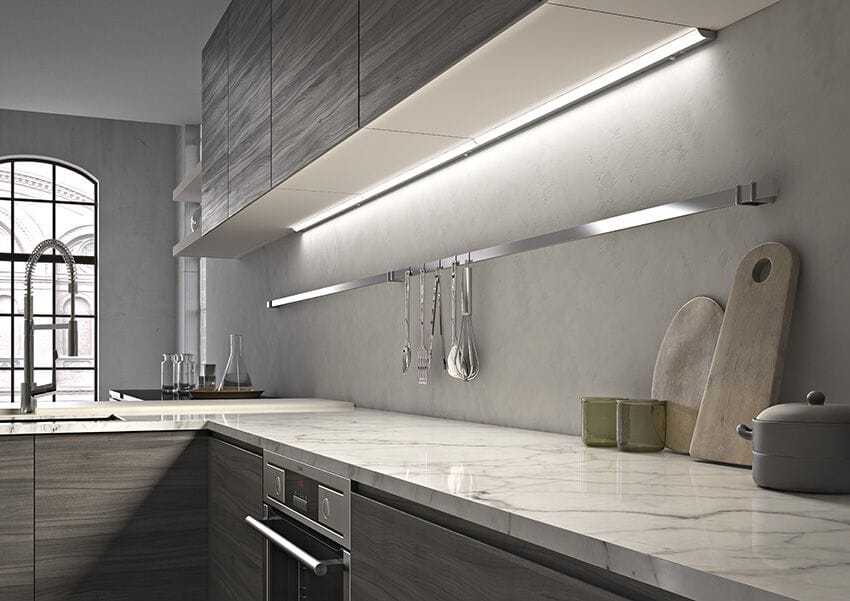 FLOW by Domus Line - Profilo LED sottopensile - 3