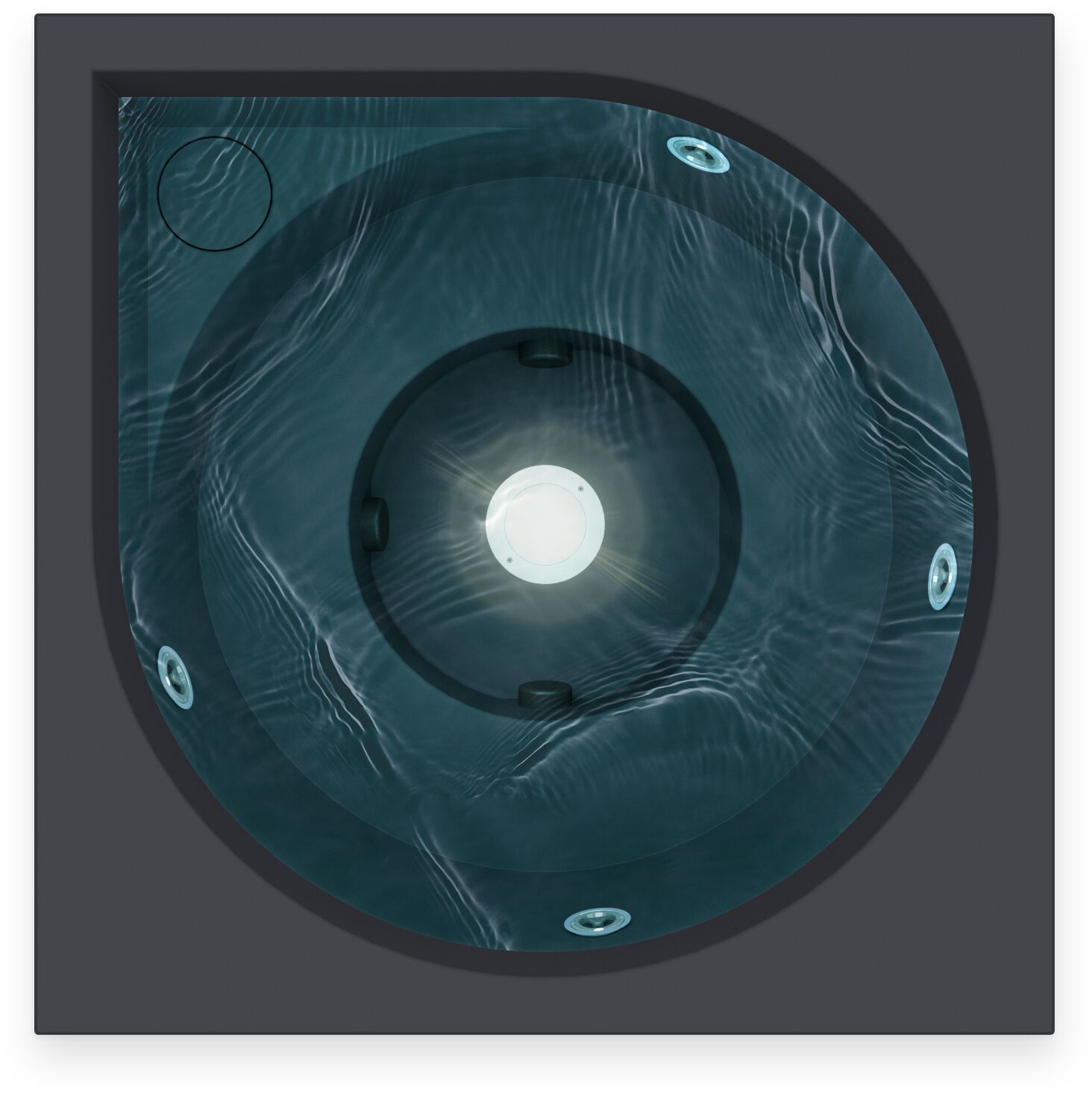 DROP S by Drop - Minipiscina in acrilico per esterni con idromassaggio - 4