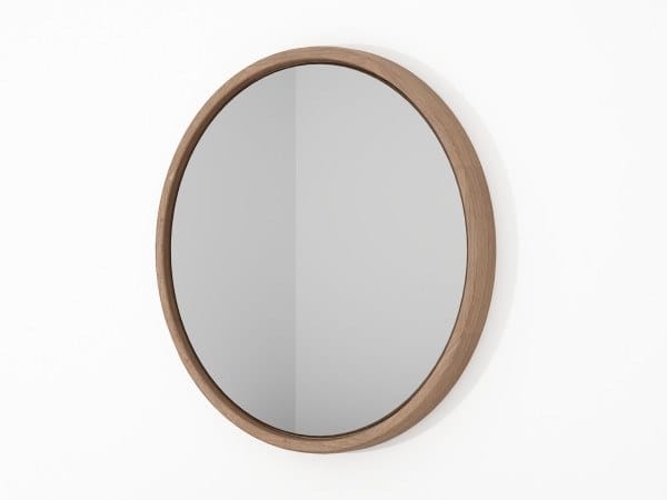 EAST BATH | Specchio rotondo by KARPENTER - Specchio in teak - 2