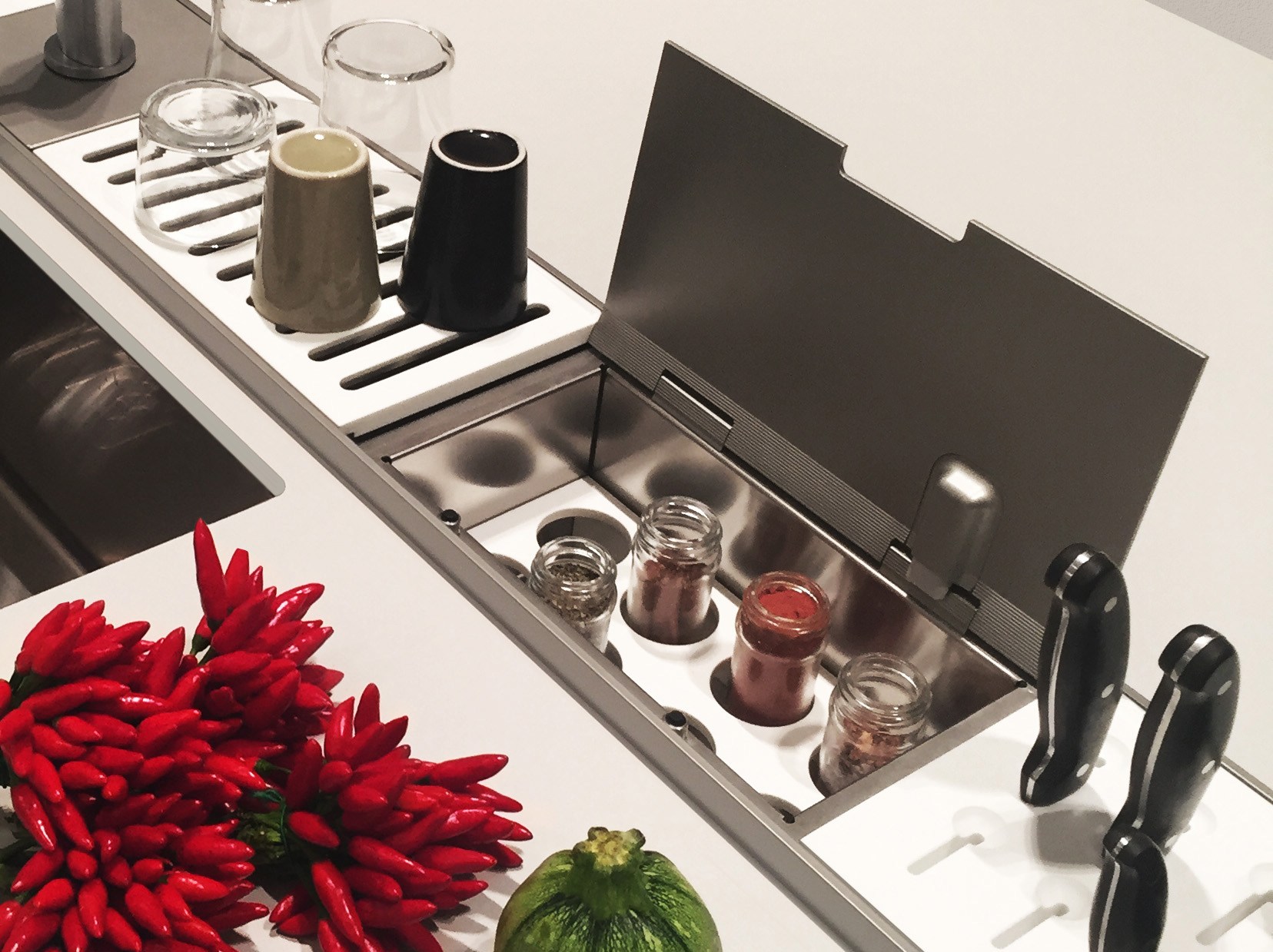 VAEHOLD Lazy Susan In Acciaio Inox 304 Per Cucina | Ripiano Girevole Per Spezie, Dispensa, Bagno, Trucchi, Nero, 24 Cm