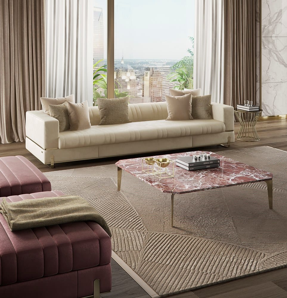 ECLECTIC Q by Capital Collection - Tavolino basso quadrato in marmo - 3