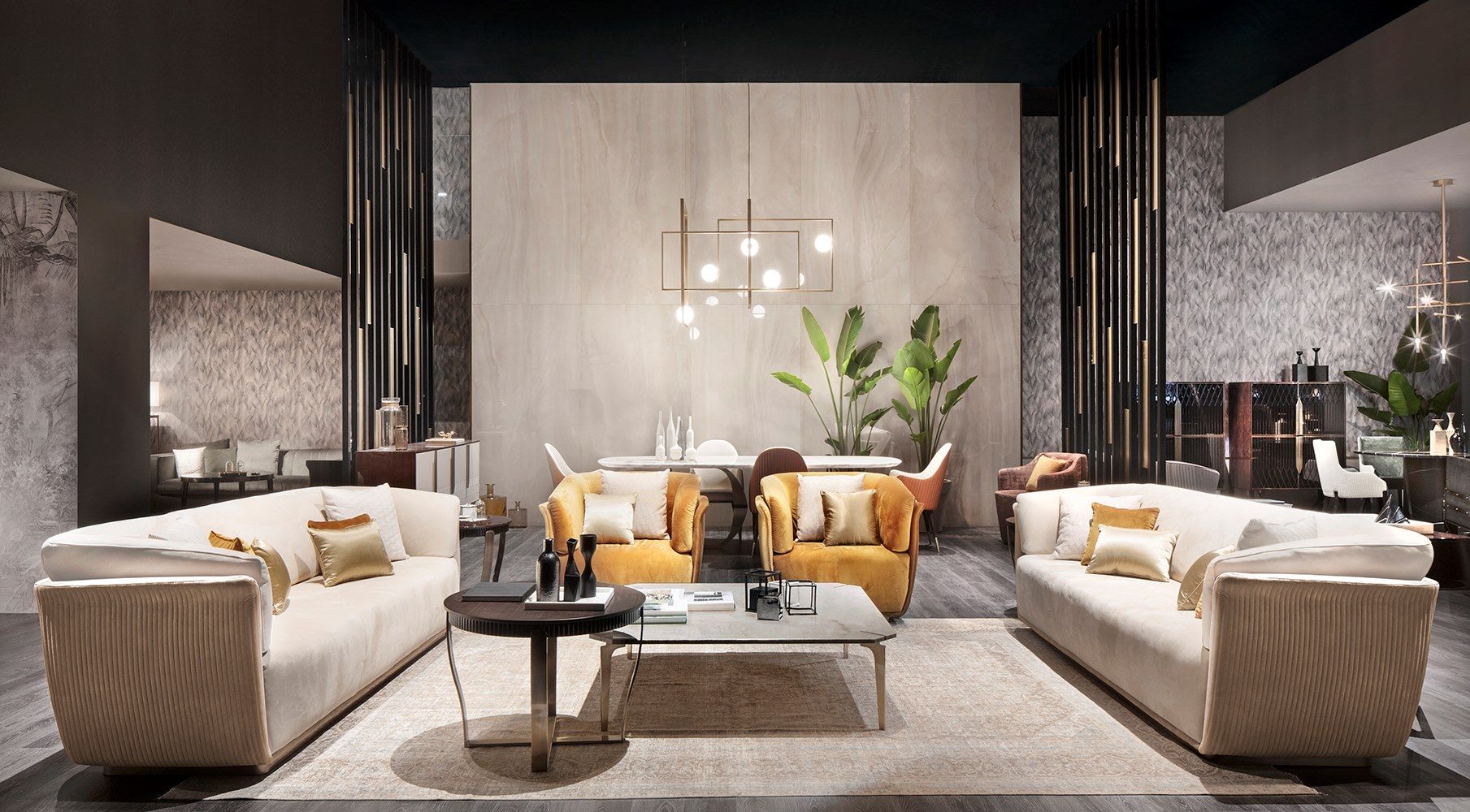 ECLECTIC Q by Capital Collection - Tavolino basso quadrato in marmo - 5
