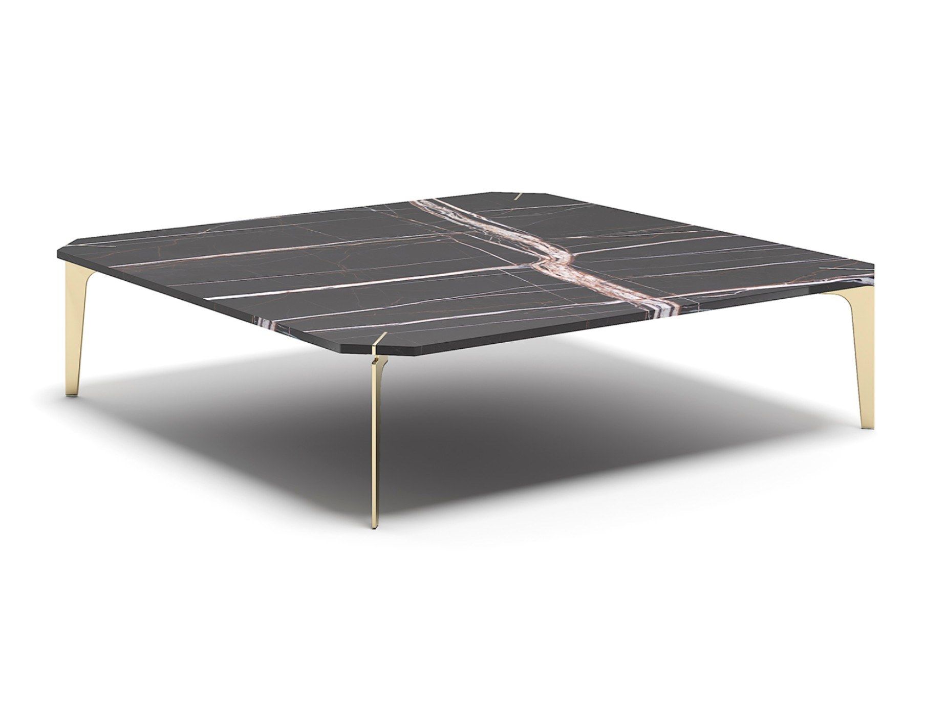 ECLECTIC Q by Capital Collection - Tavolino basso quadrato in marmo
