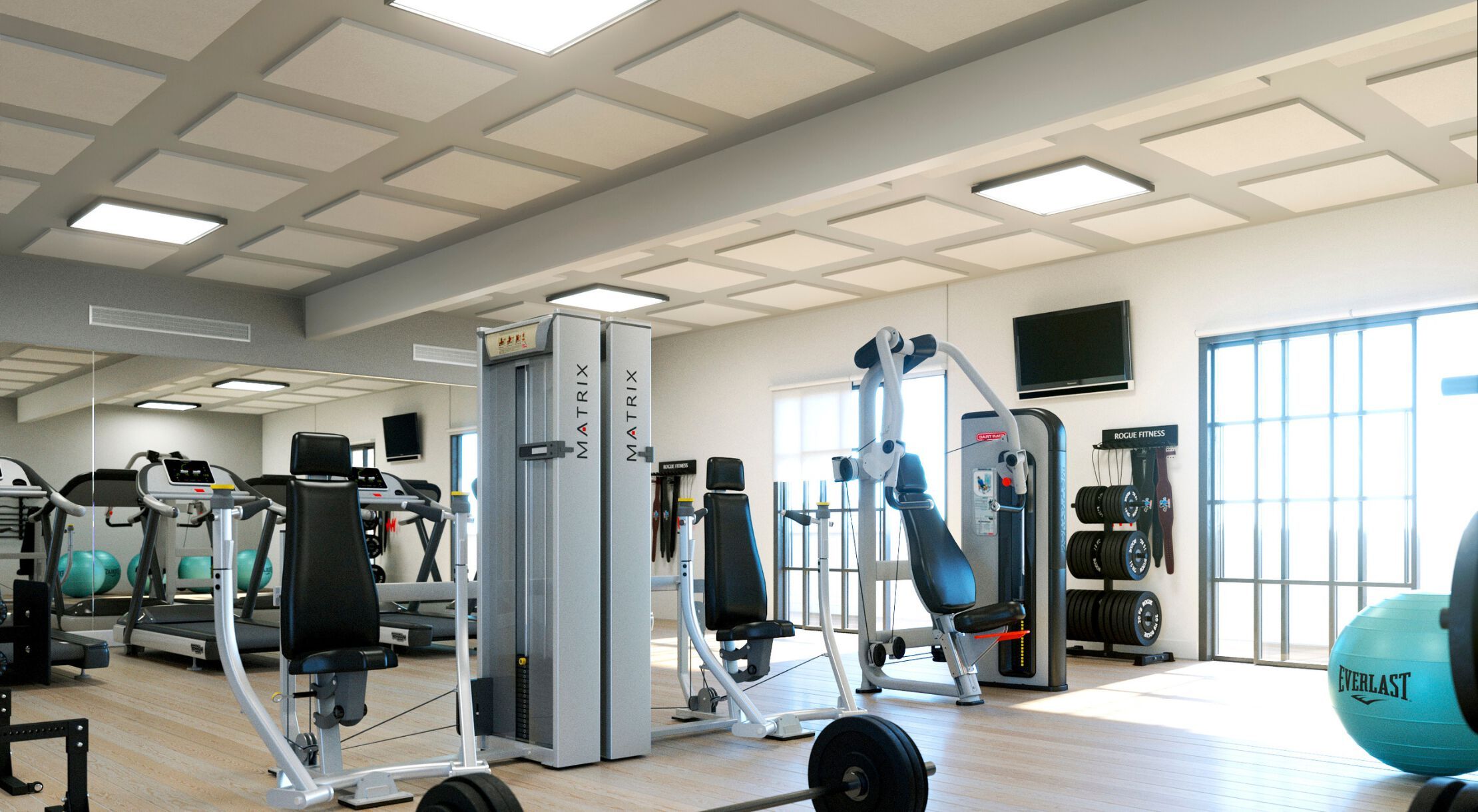 SQUARE by ECOcero - Pannelli per controsoffitto acustico in fibra di poliestere - 3