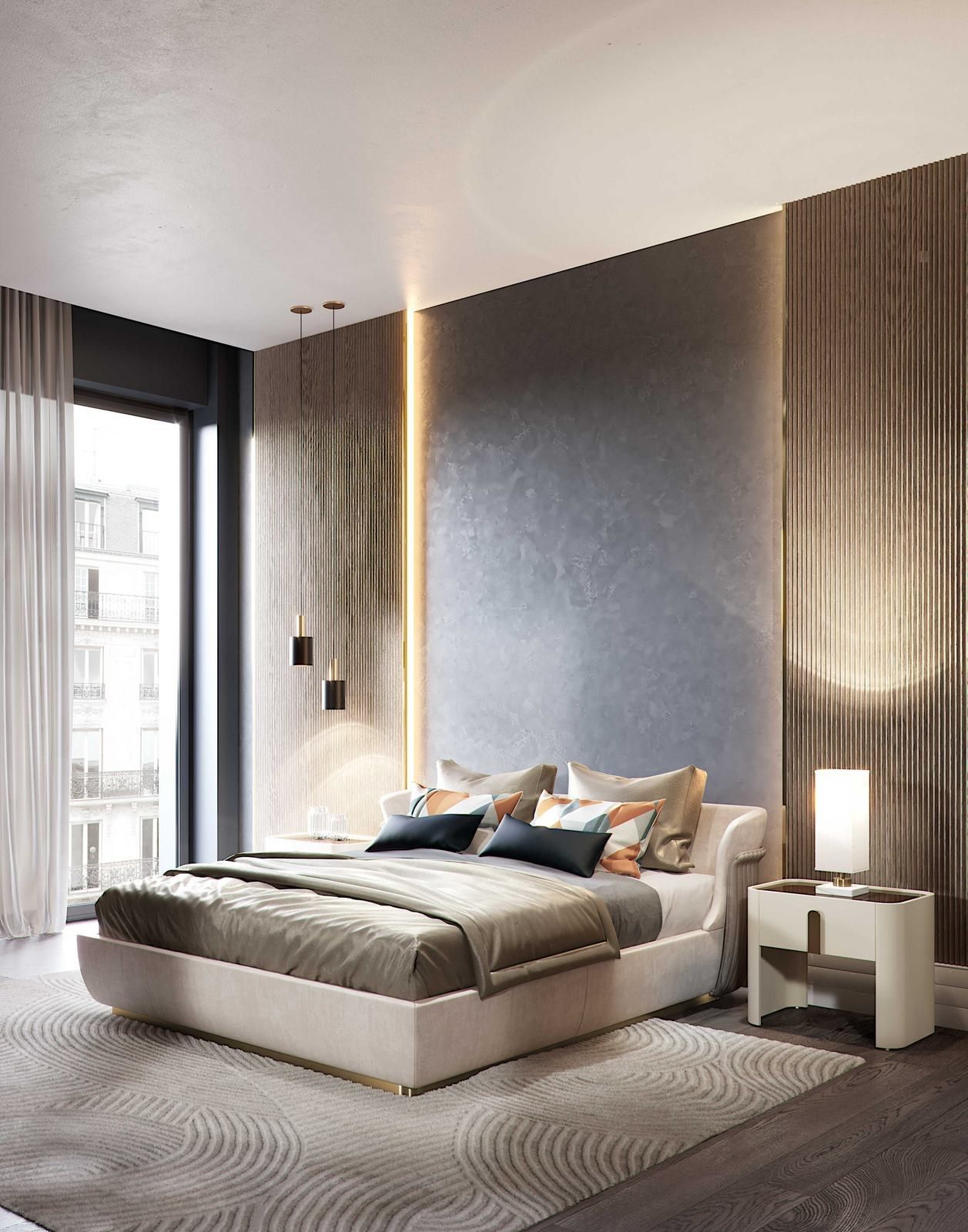 EDEN XL by Capital Collection - Comodino rettangolare in legno con cassetti - 4