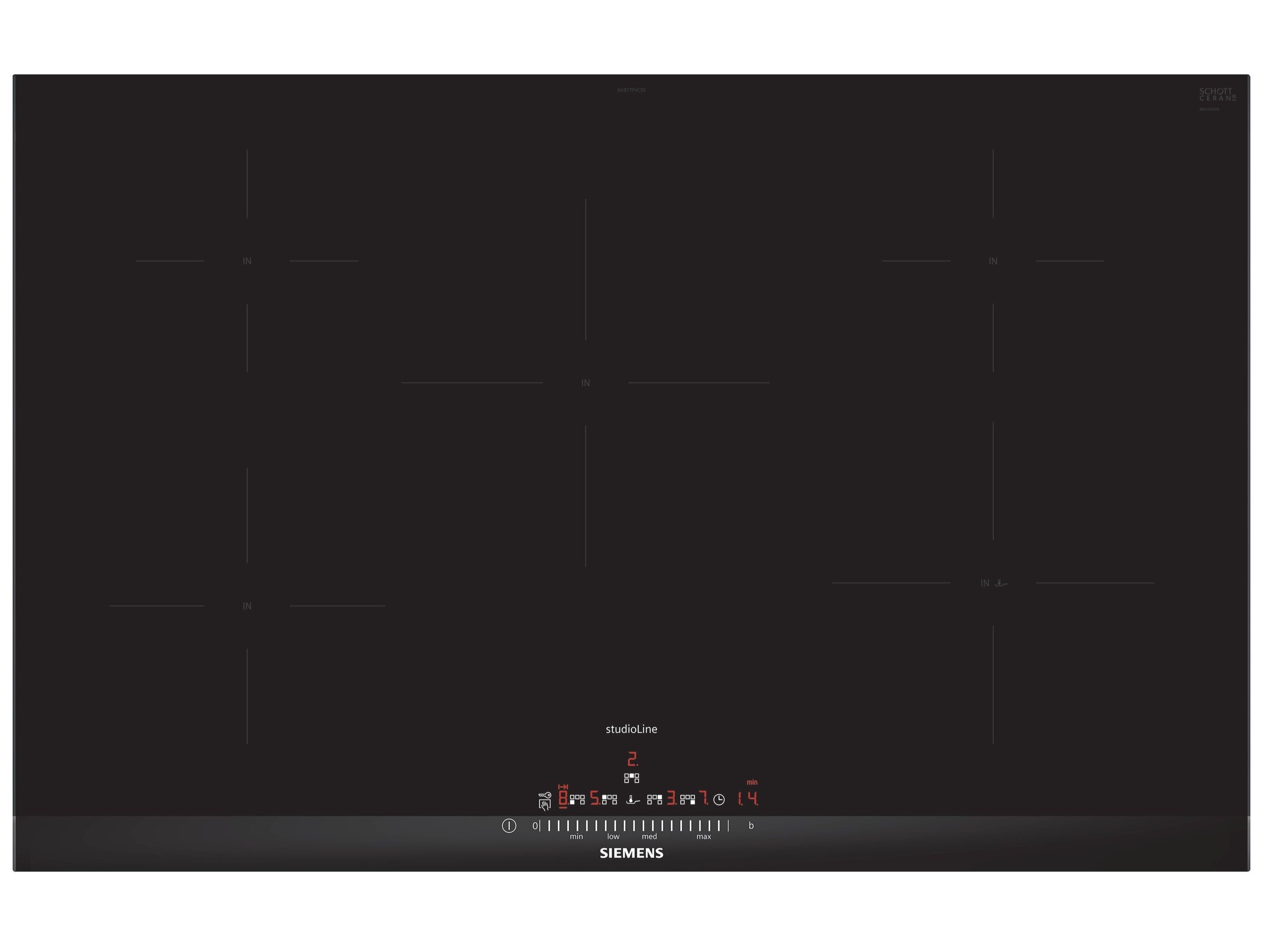 EH877FVC5E Induction flushmount glass ceramic hob By Siemens