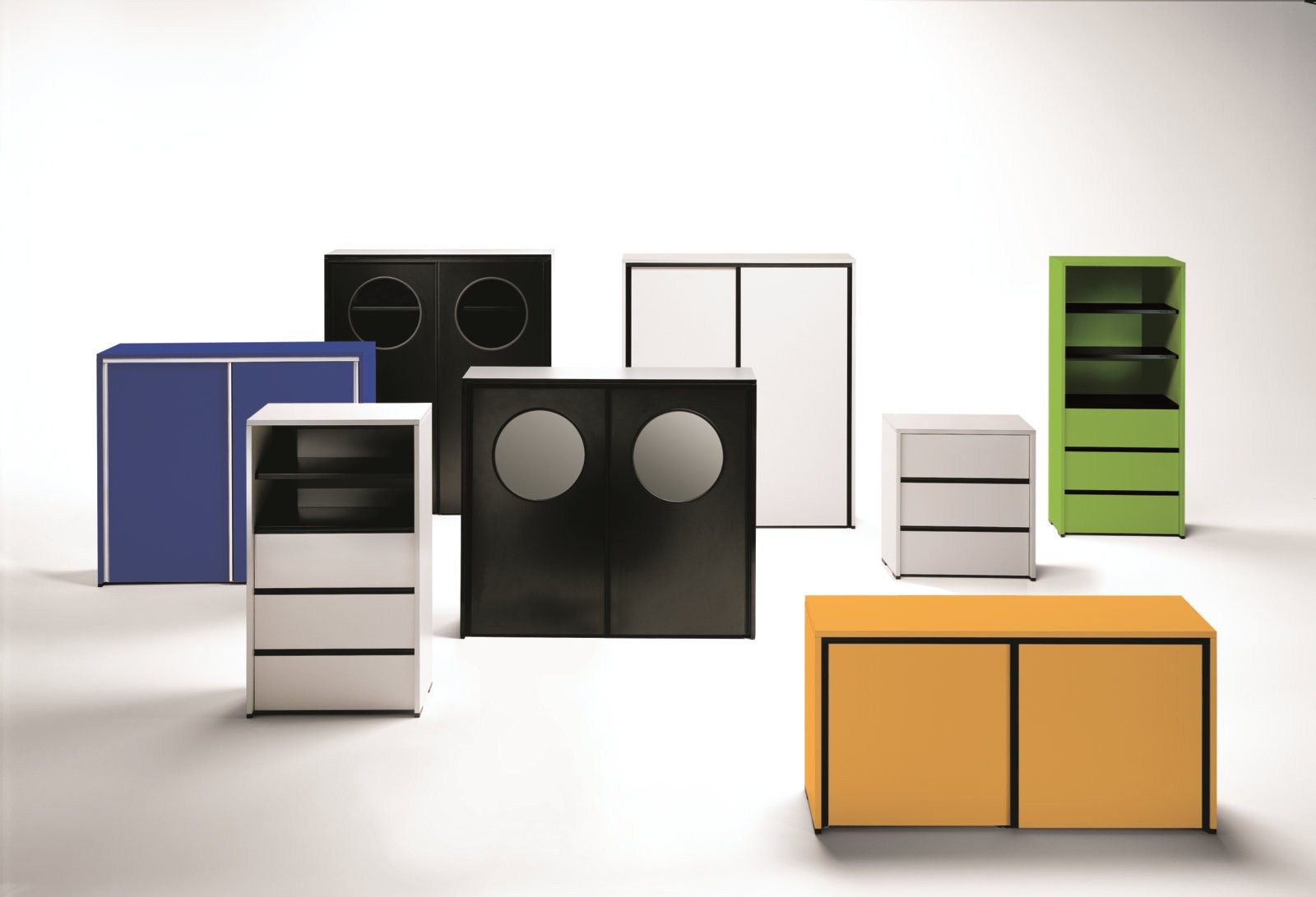 EKLISS Low office storage unit Ekliss Collection By Ultom