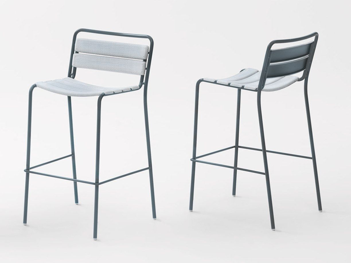 ELBA High stackable stool By Paola Lenti design David Rockwell