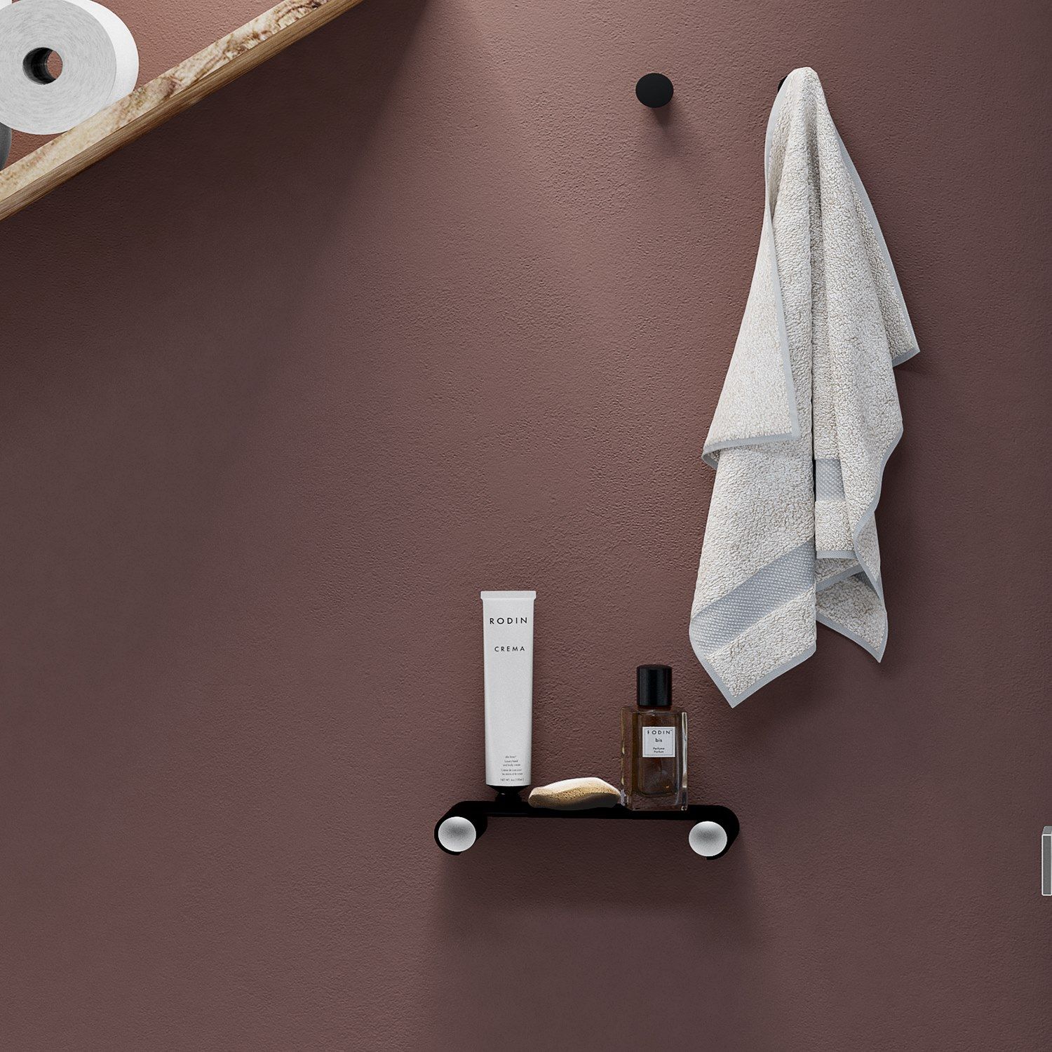 ELEGANCE | Mensola bagno in alluminio by Thermomat - Mensola bagno in alluminio - 5