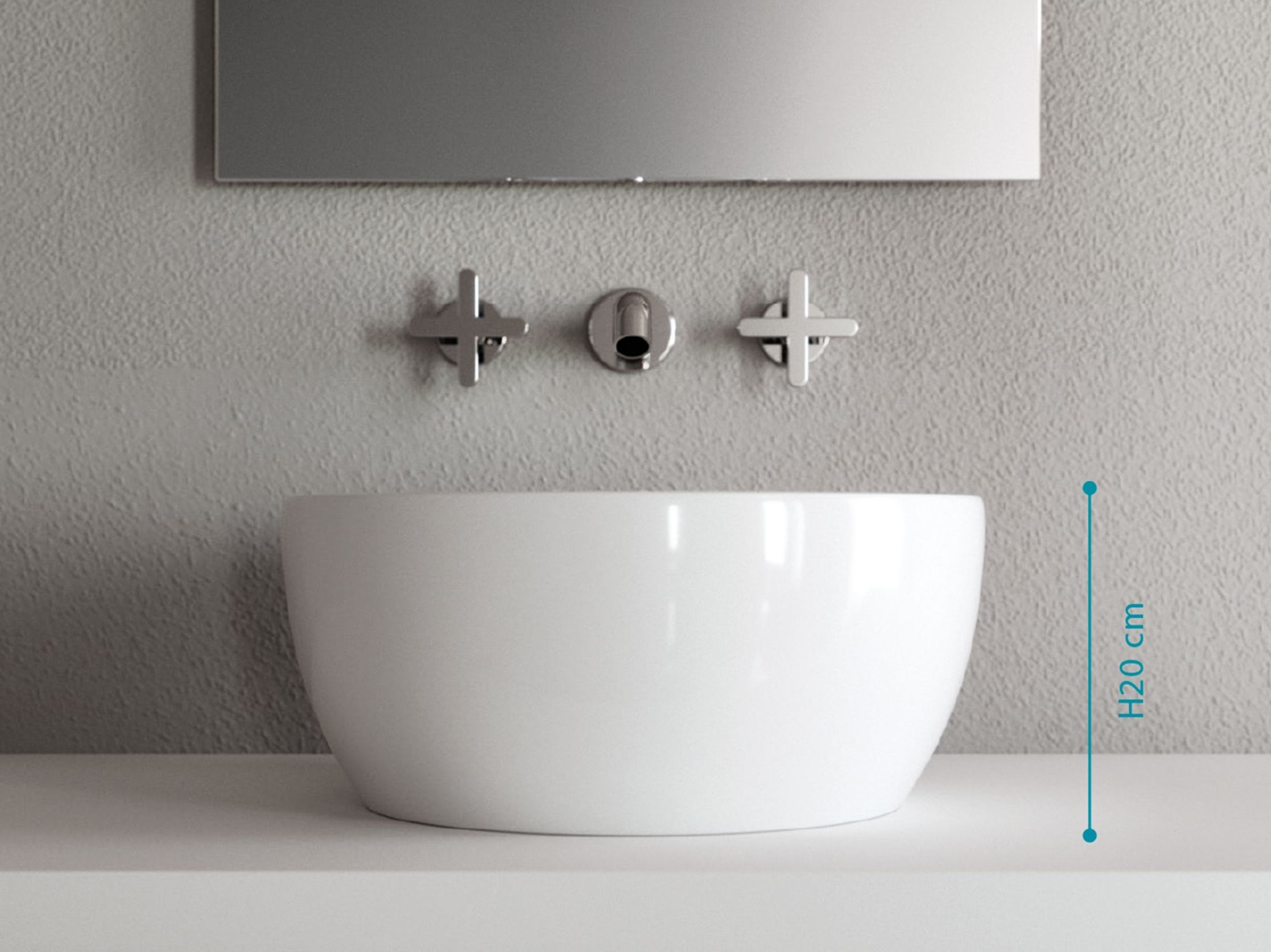 ELEGANCE CIRCLE Countertop washbasin Countertop round washbasin By