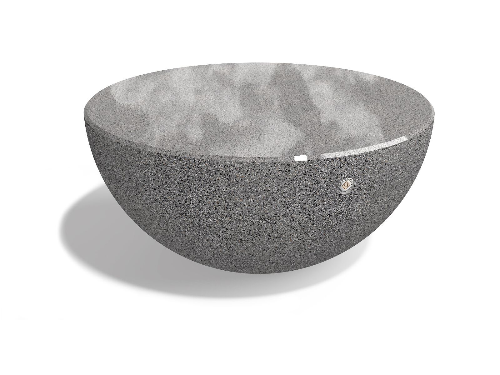 366 by ENCHO ENCHEV - ETE - Tavolo per spazi pubblici rotondo in calcestruzzo