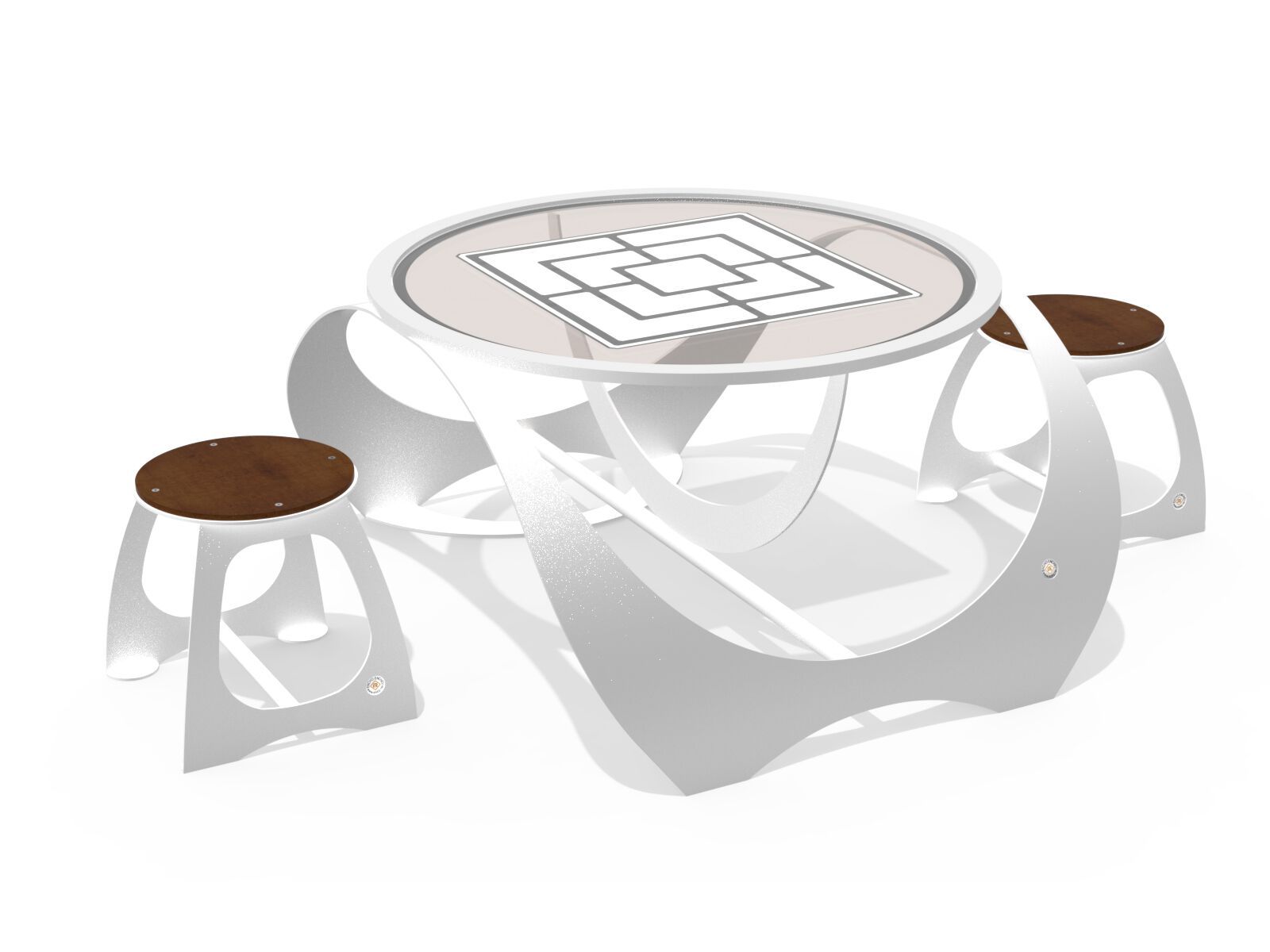 385 by ENCHO ENCHEV - ETE - Tavolo per spazi pubblici in acciaio