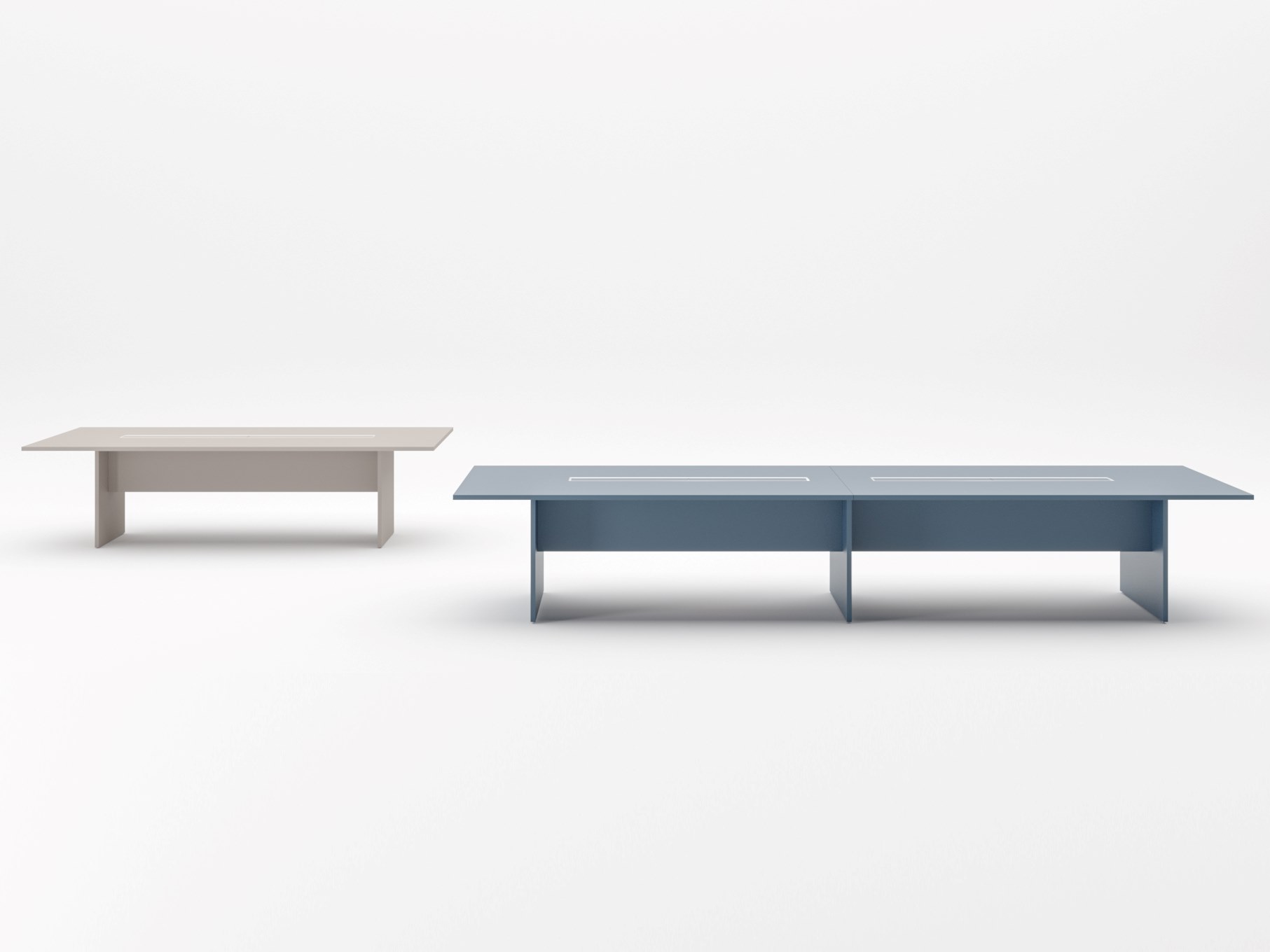 ENTRY Fenix-NTM® meeting table with cable management By PROF