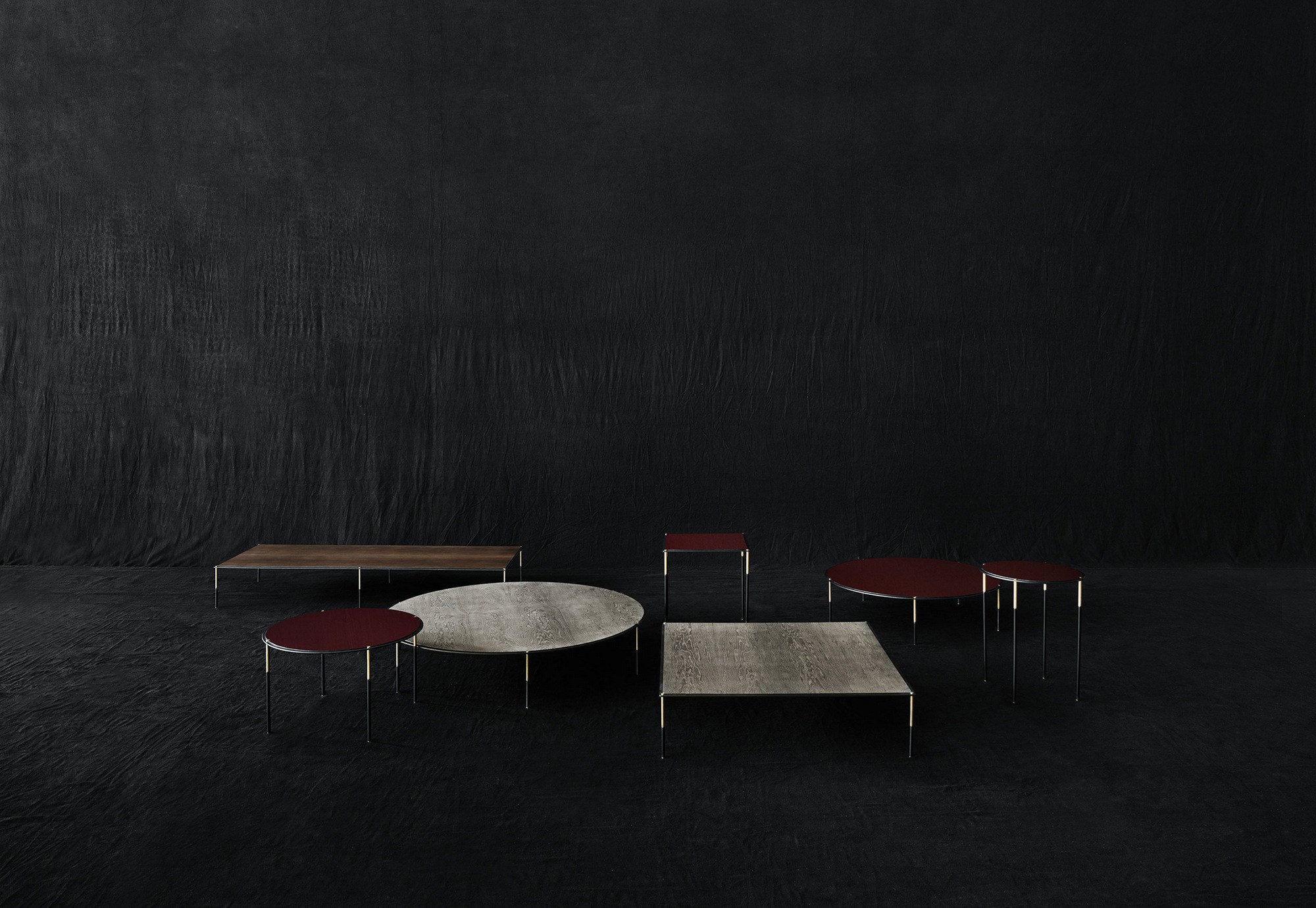 ERA TABLE Round HPL coffee table By Living Divani | design David Lopez ...
