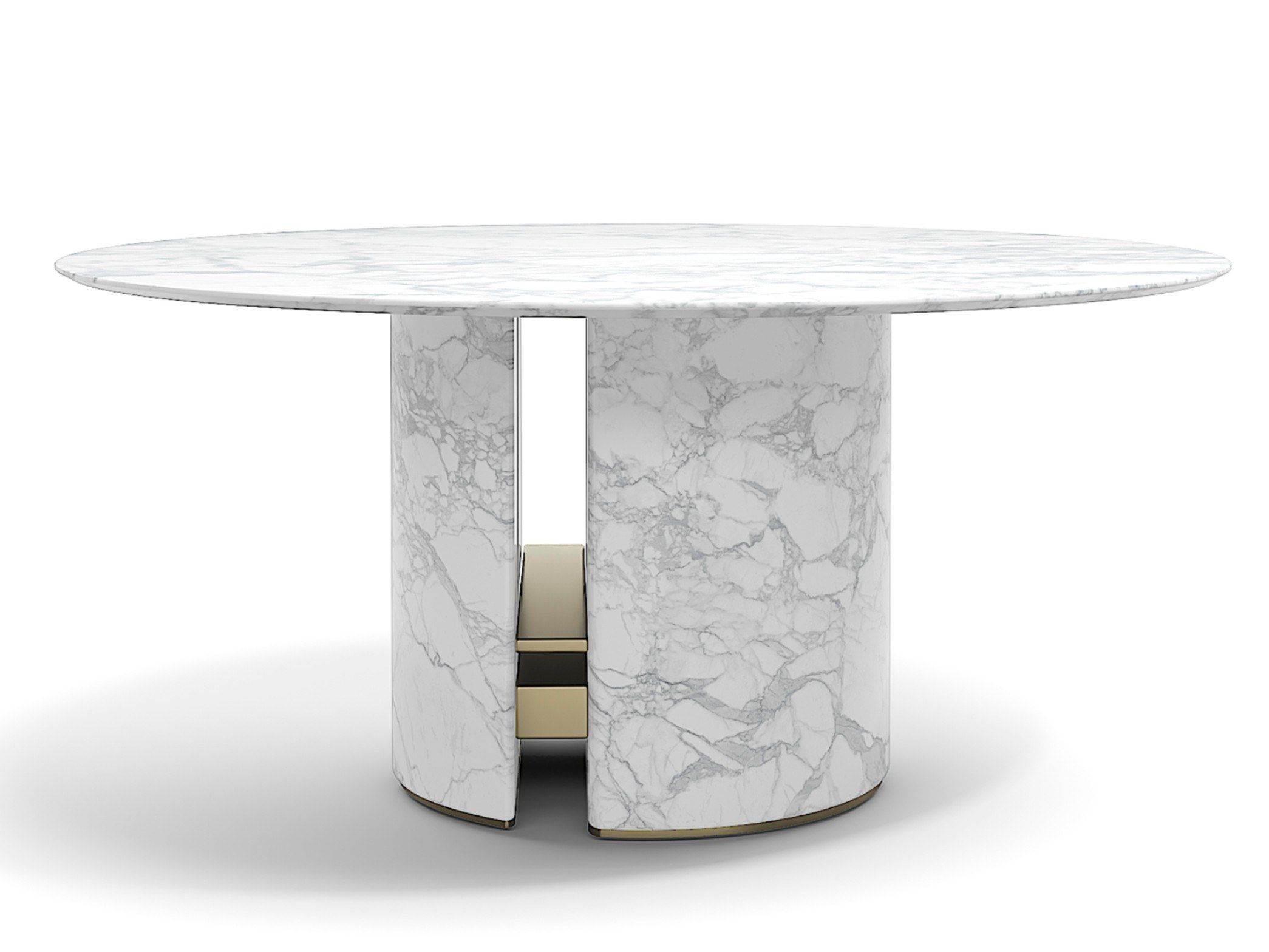 ERCOLE by Capital Collection - Tavolo da pranzo rotondo in marmo
