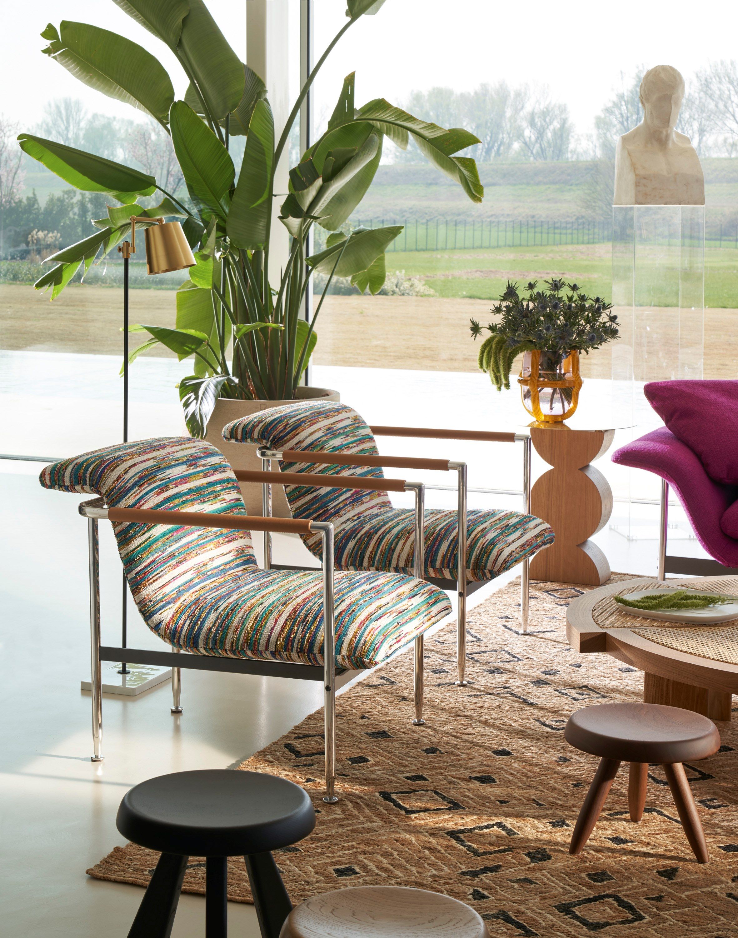 ESOSOFT by Cassina - Poltrona in tessuto con braccioli - 4