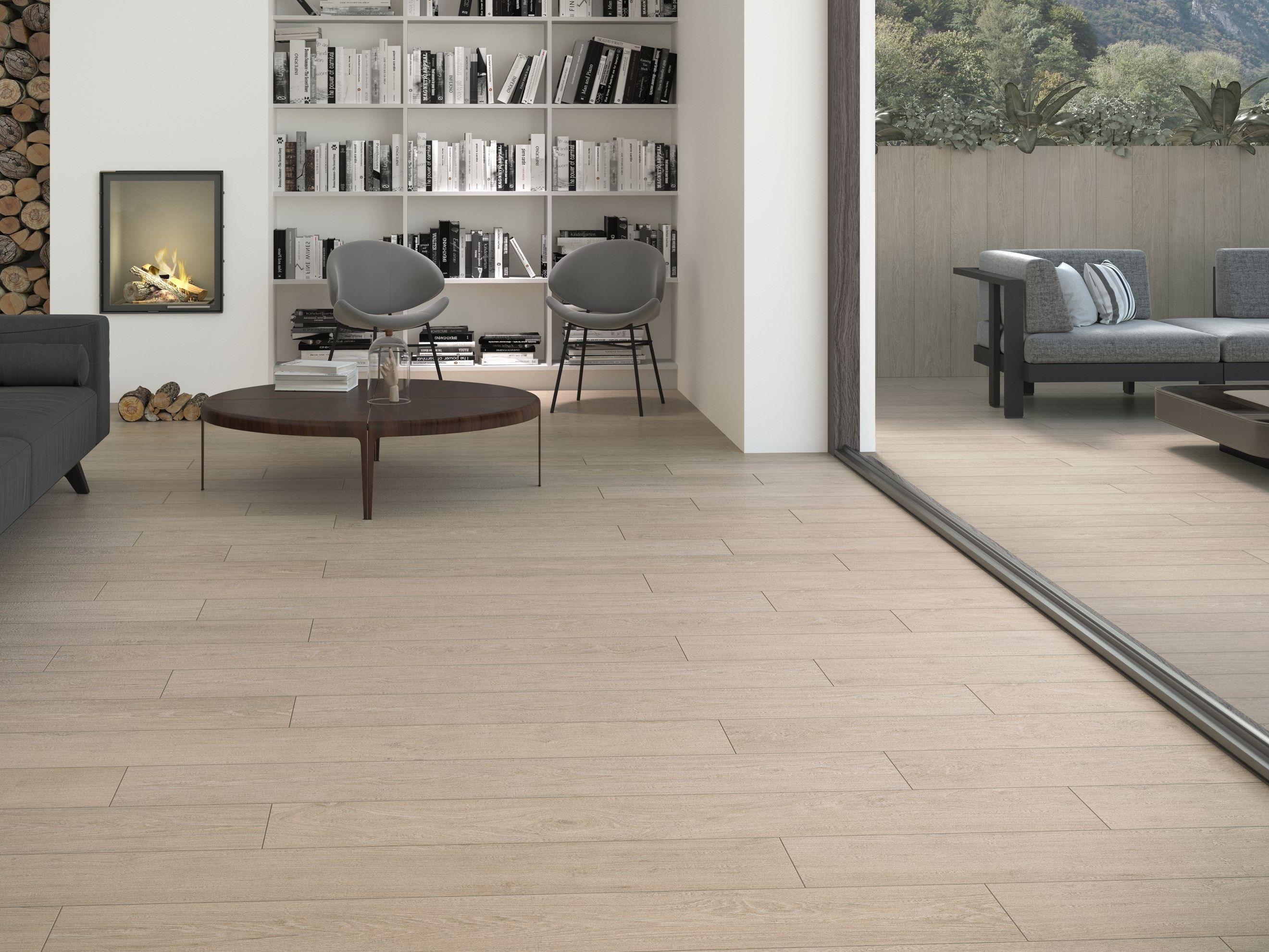 Indoor/outdoor wall/floor tiles with wood effect ESSENCE By PERONDA