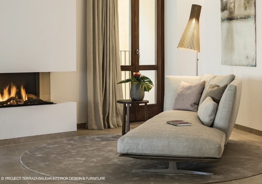 EVERGREEN Day bed By Flexform design Antonio Citterio