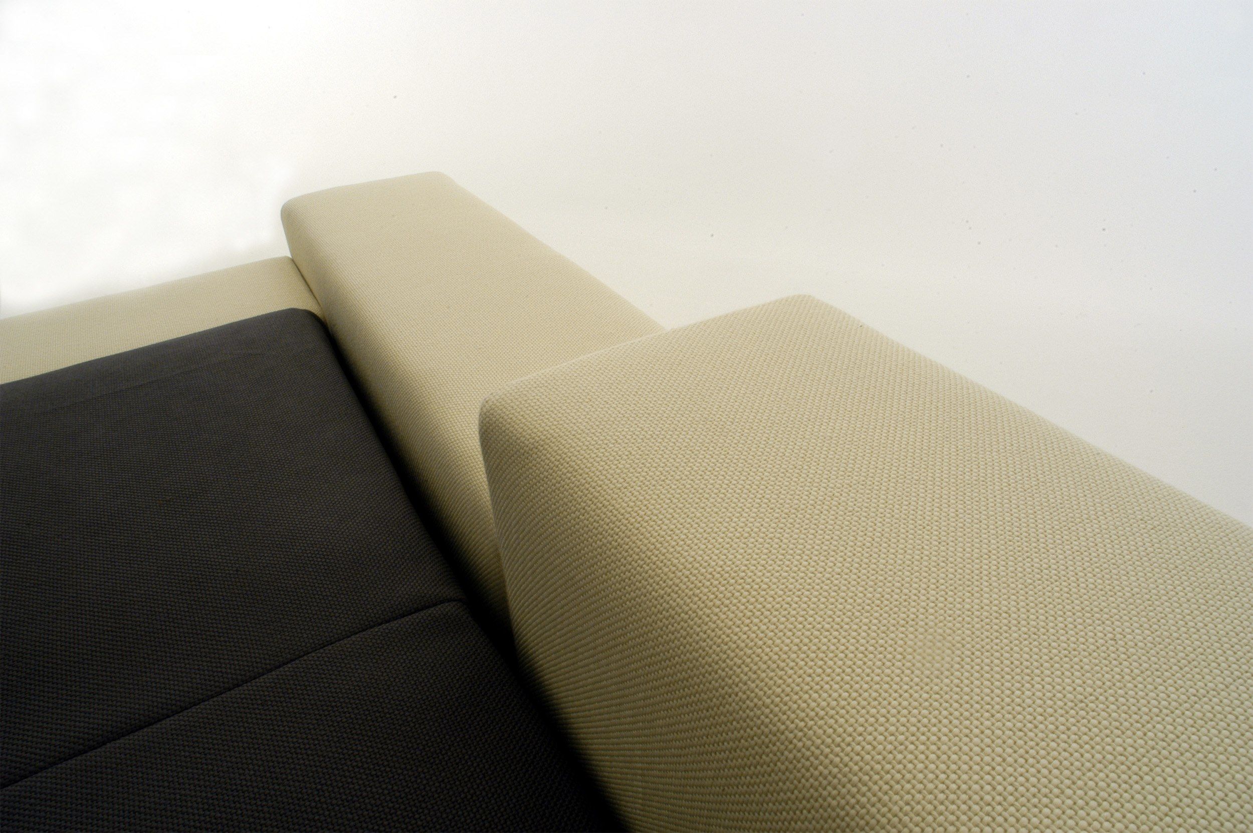 EXTRA WALL Double bed with upholstered headboard By Living Divani