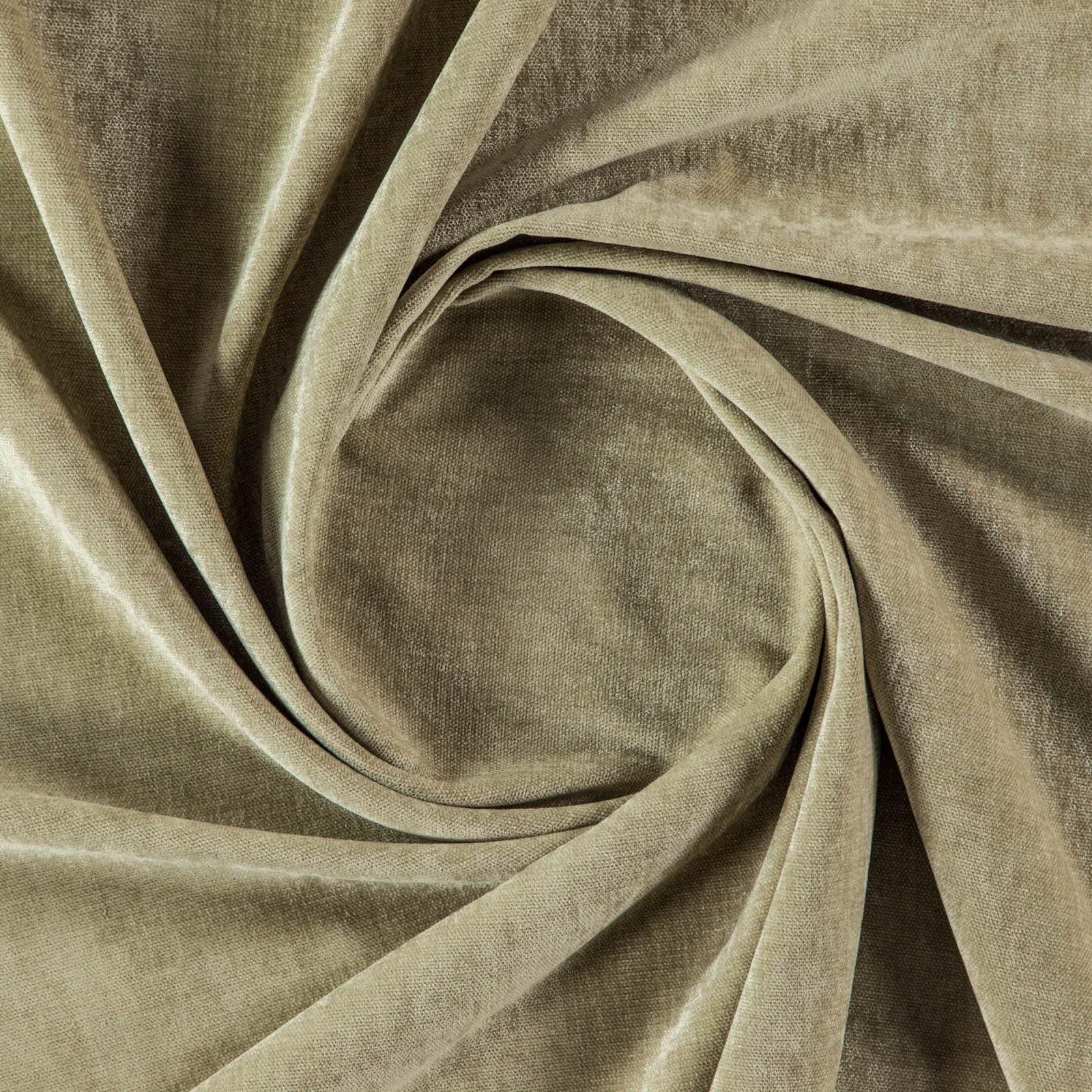 Tessuto In Ciniglia Morbida E Soffice, Colore Verde Militare - Foto 8