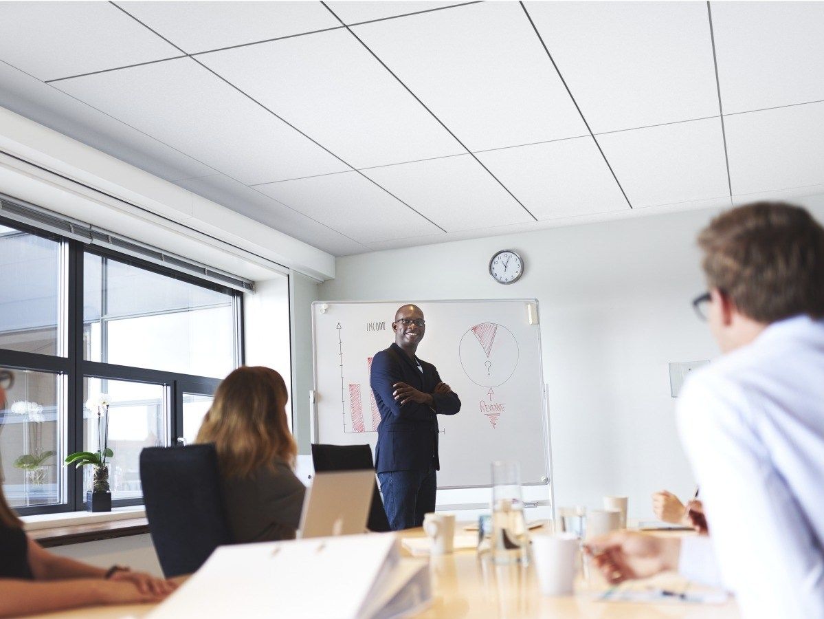 Ecophon Focus™ Dg by Saint-Gobain ECOPHON - Pannelli per controsoffitto acustico in lana di vetro