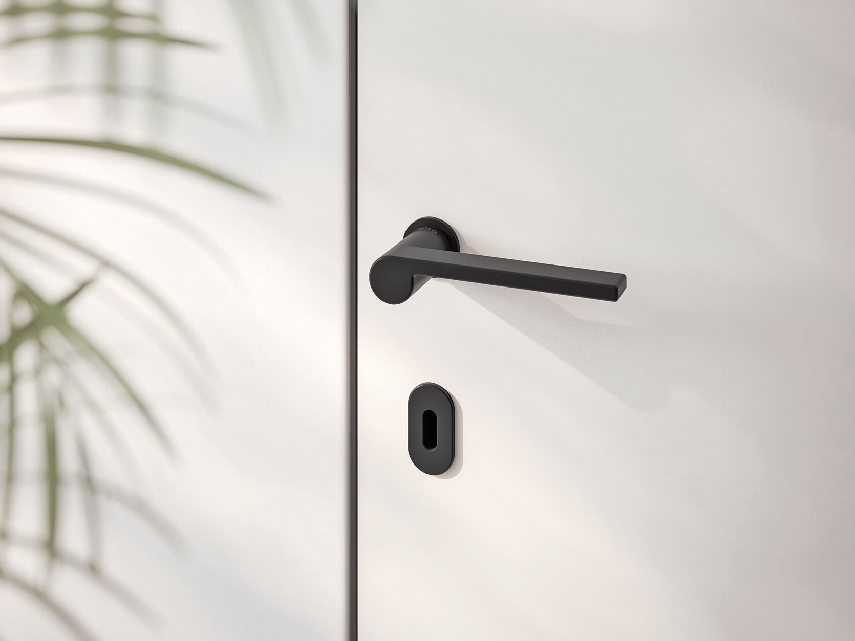 LEV by Ento - Maniglia in ottone su rosetta - 5