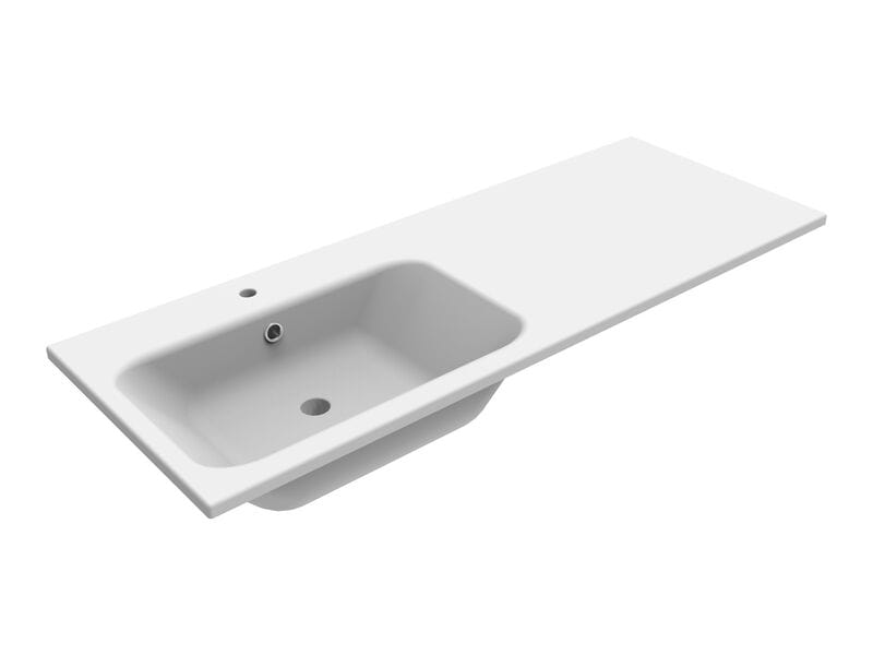 PLANET by Ercos - Lavabo da incasso soprapiano in Marmoresin®