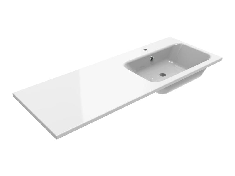 PLANET by Ercos - Lavabo da incasso soprapiano in Marmoresin® - 2