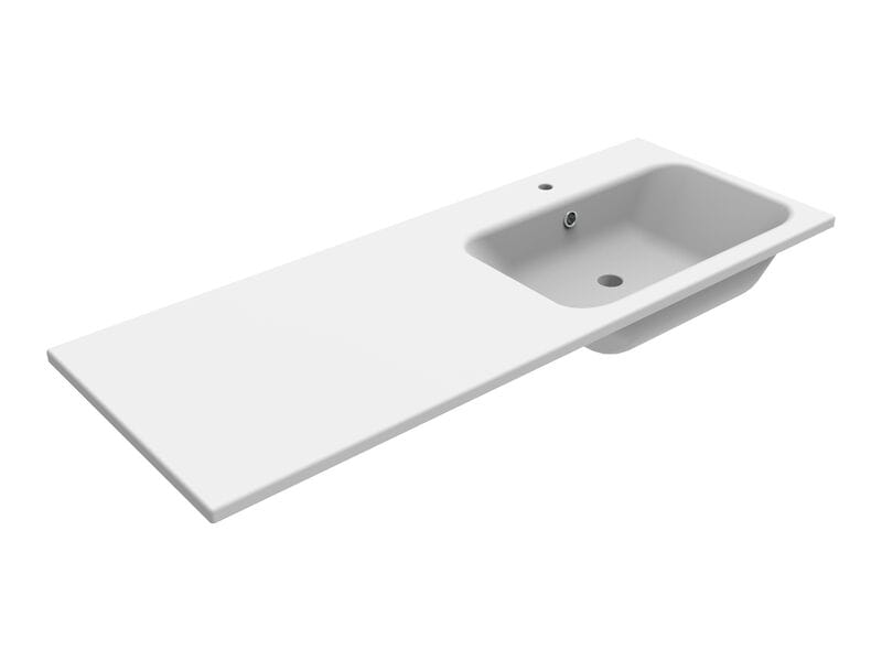 PLANET by Ercos - Lavabo da incasso soprapiano in Marmoresin® - 3