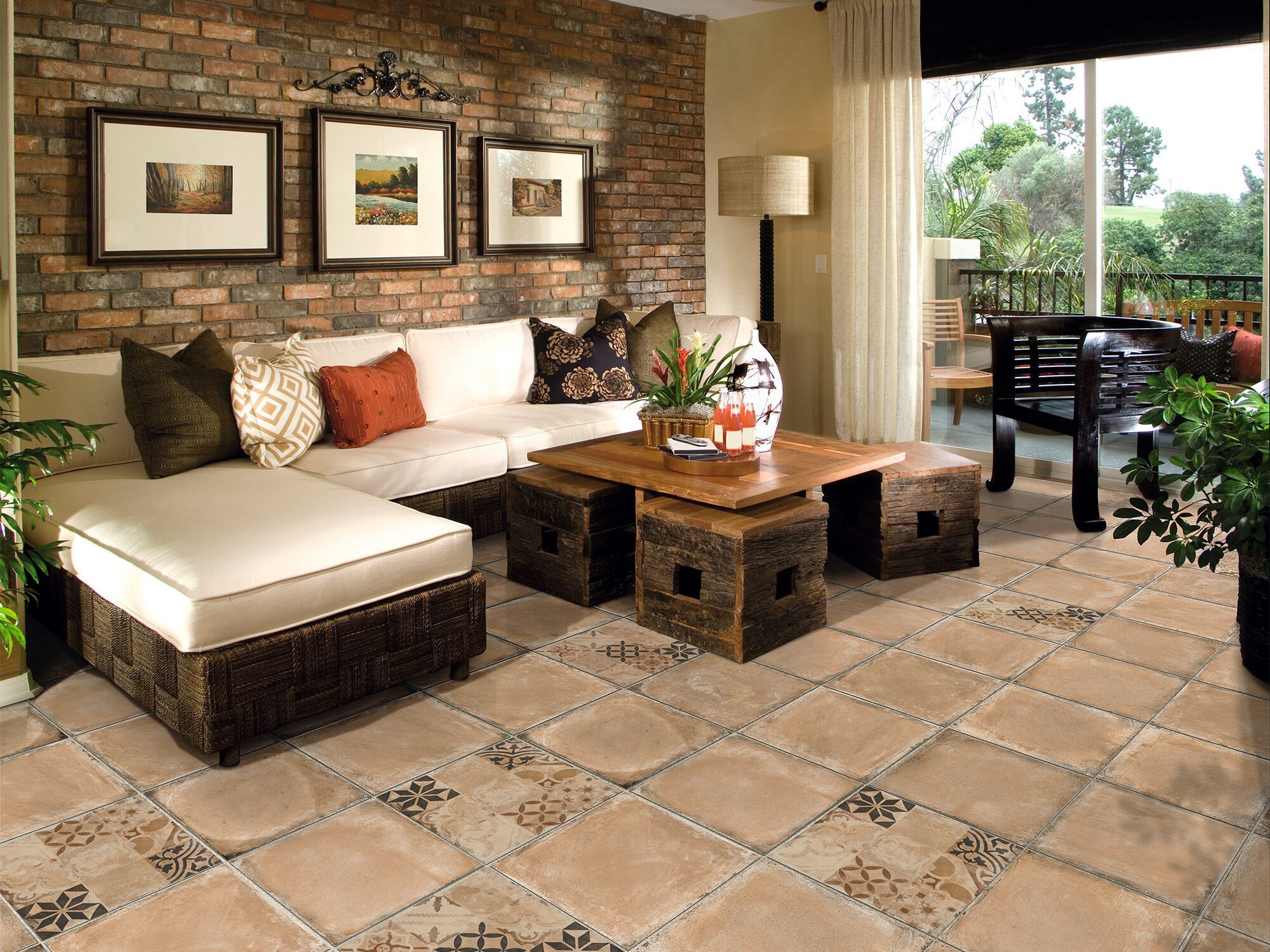 ALHAMAR PAJA by Exagres - Pavimento in gres porcellanato effetto cotto - 4