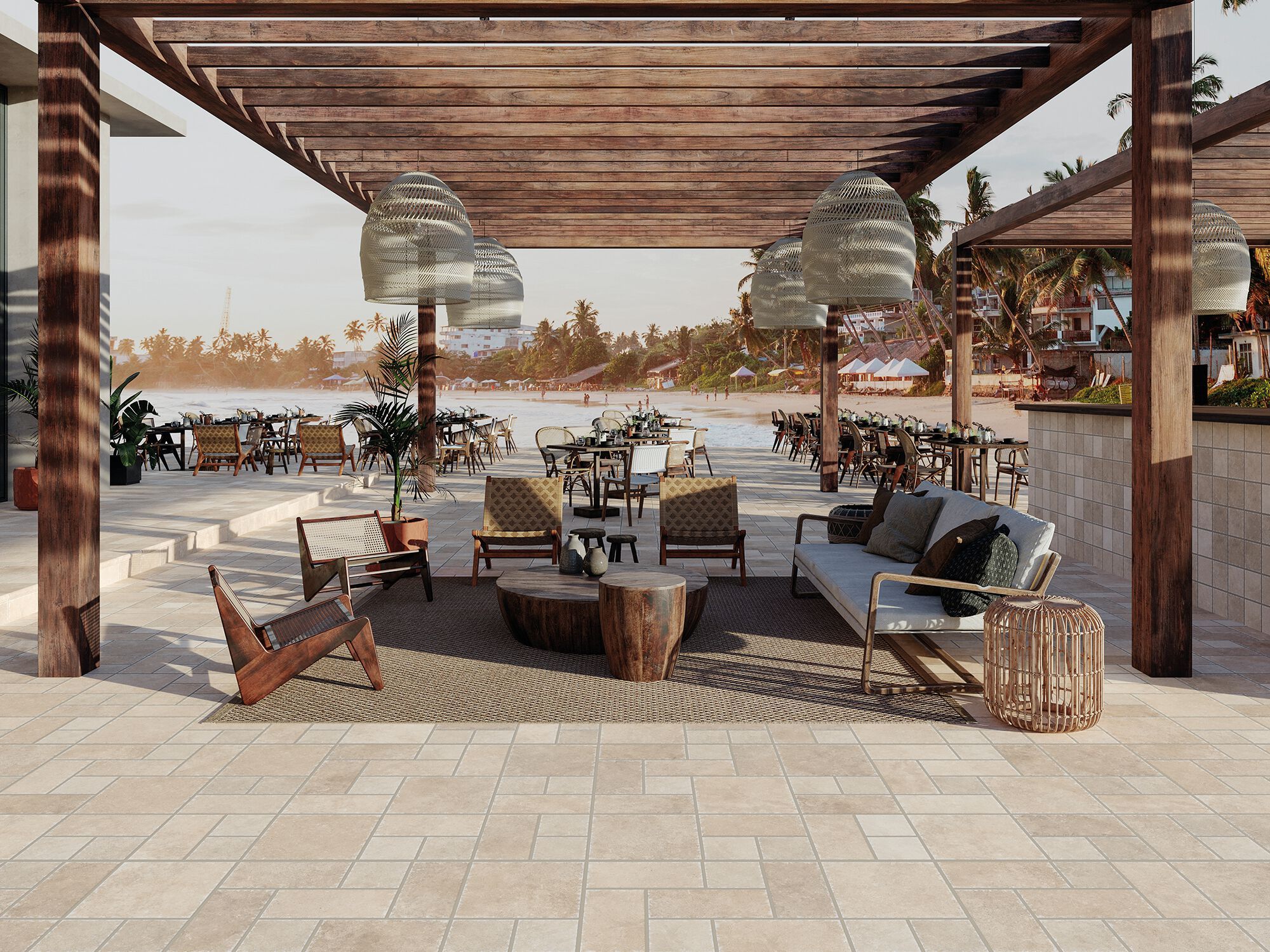 PROVENZA NAVONA by Exagres - Pavimento in gres porcellanato per interni ed esterni effetto cotto - 3