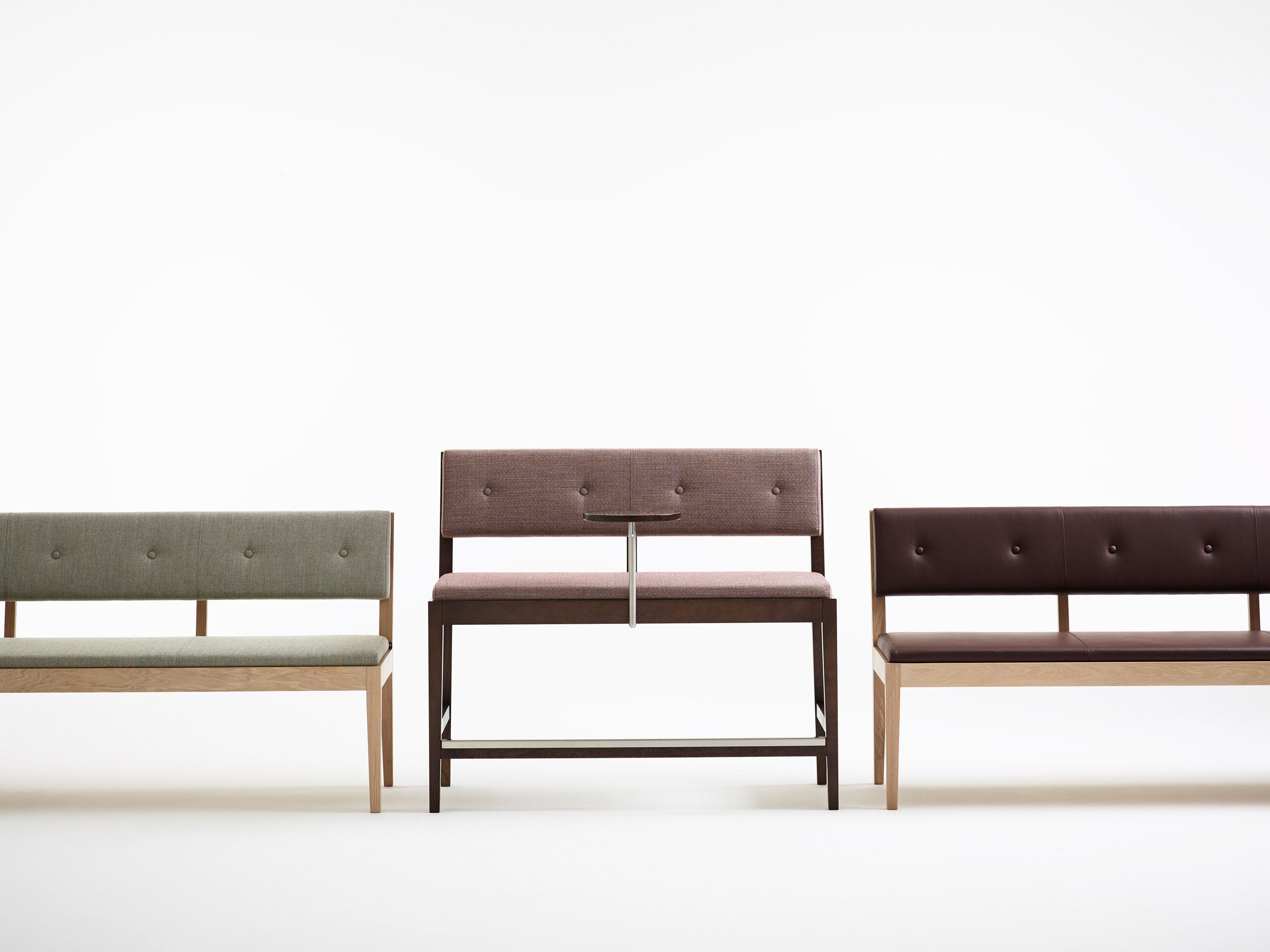 FACILE Fabric bench seating Upholstered fabric bench seating By Karl