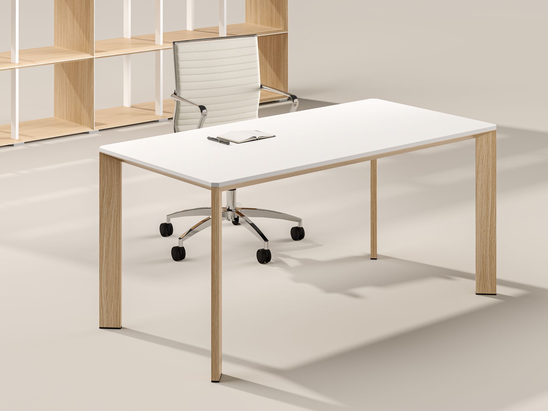 ALIS  by FANTONI - Scrivania rettangolare in laminato