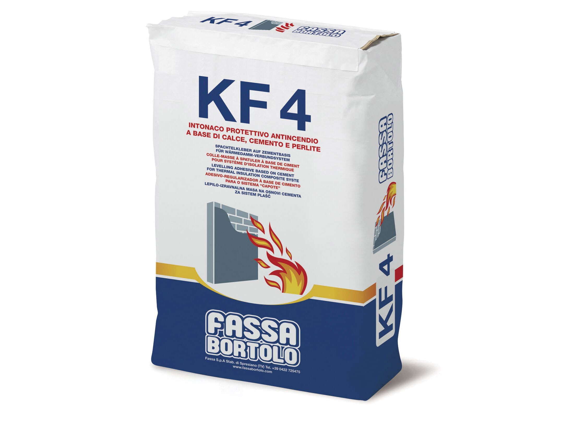 KF 4 by FASSA - Intonaco protettivo antincendio