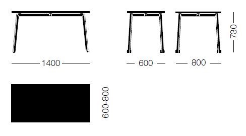 FAST | Rectangular table Rectangular steel table By Sellex | design ...