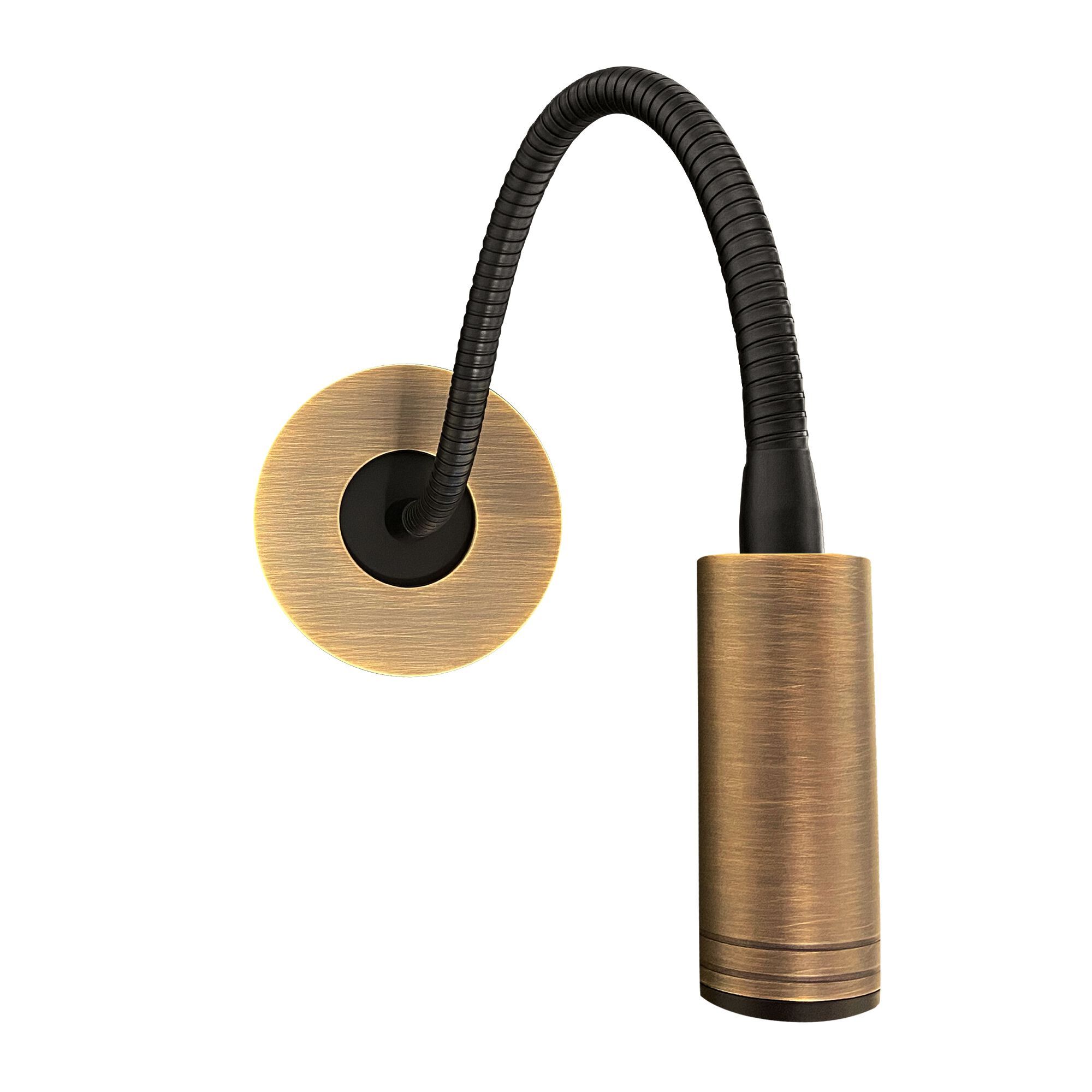 ROUND by FEDE - Lampada da lettura a LED orientabile in ottone - 4