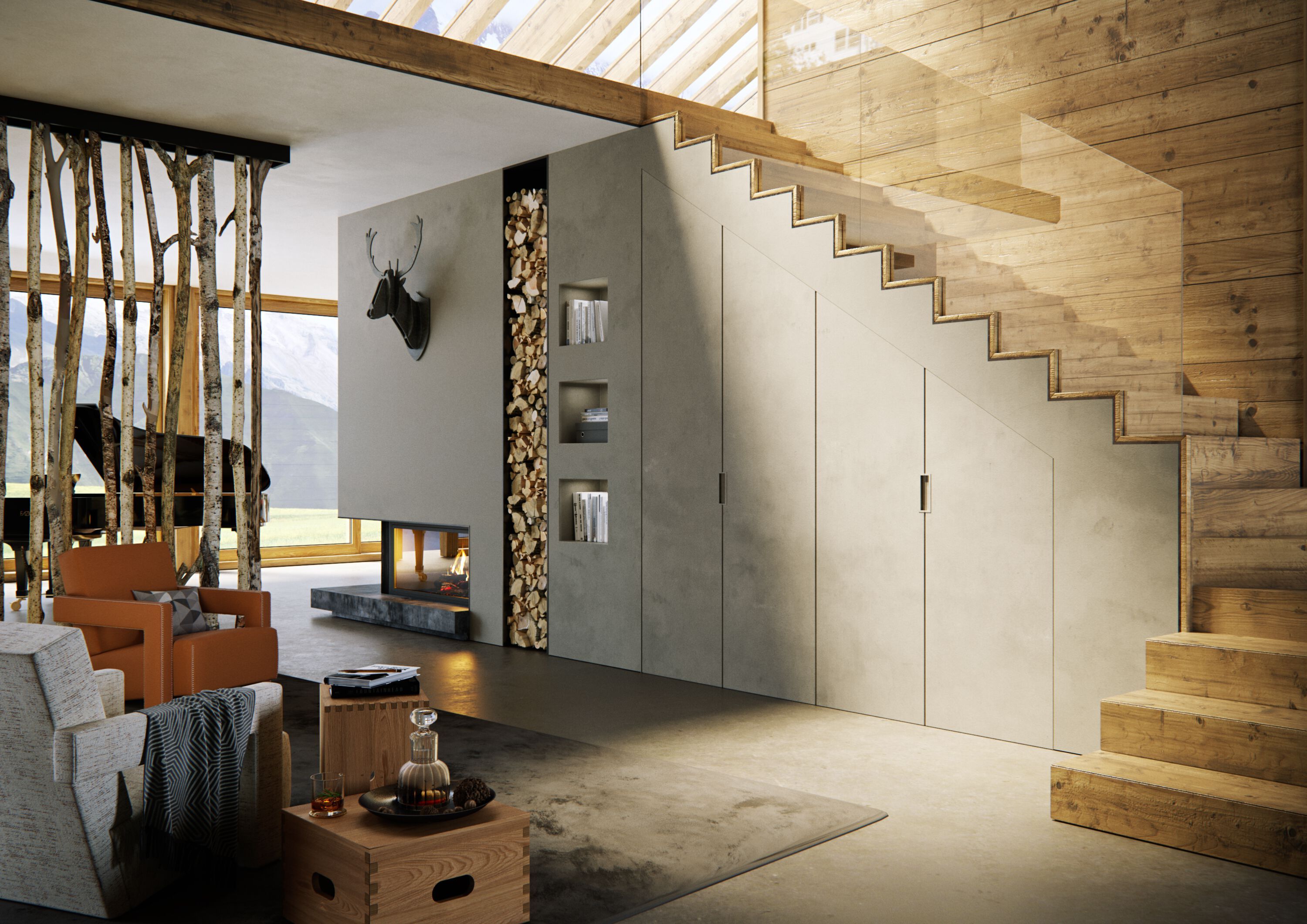 SKEMA INFINITO by FERREROLEGNO - Pannello chiudi vano in MDF - 3