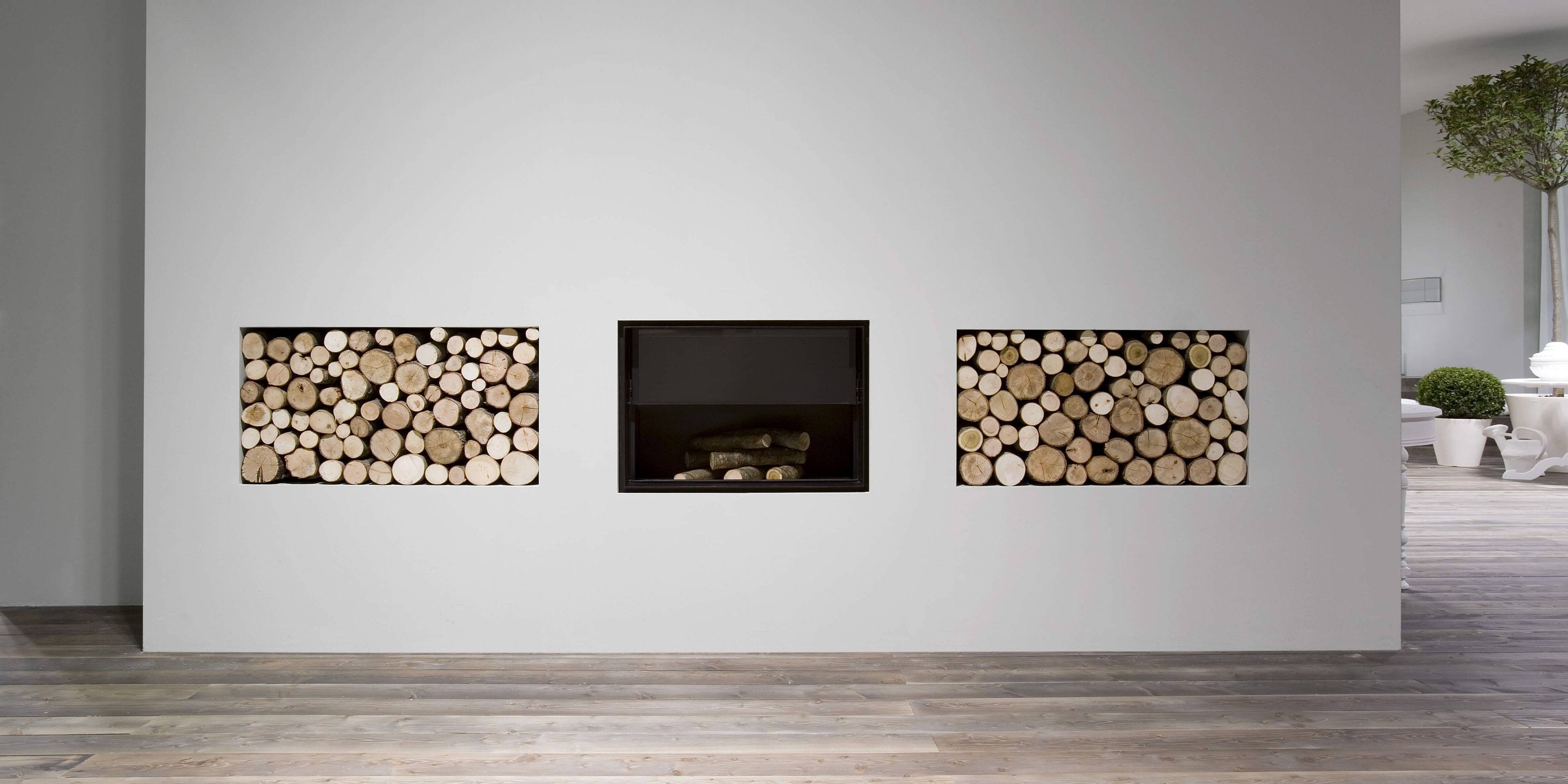 FILOSKEMA by Antoniolupi - Termocamino a legna in acciaio - 8